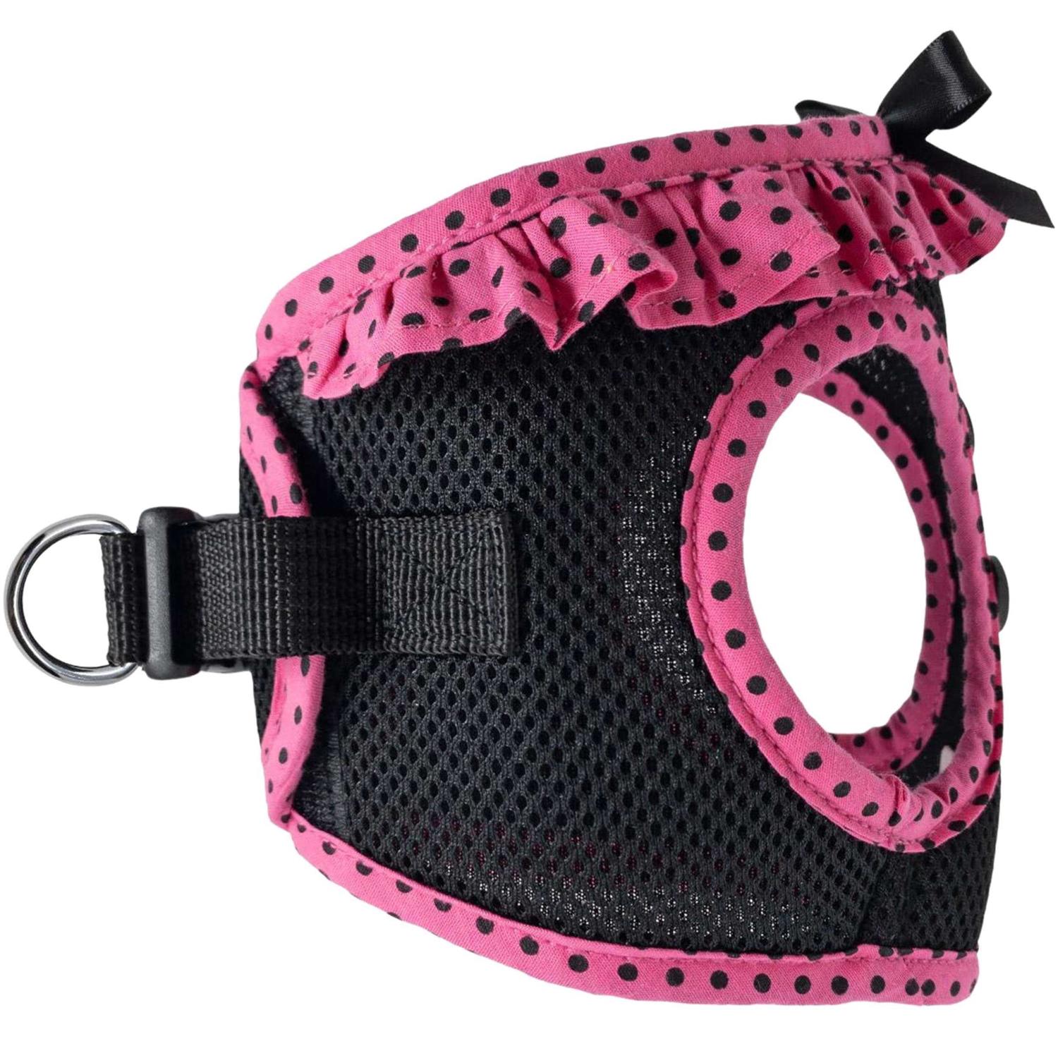 American River Choke Free Dog Harness Polka Dot