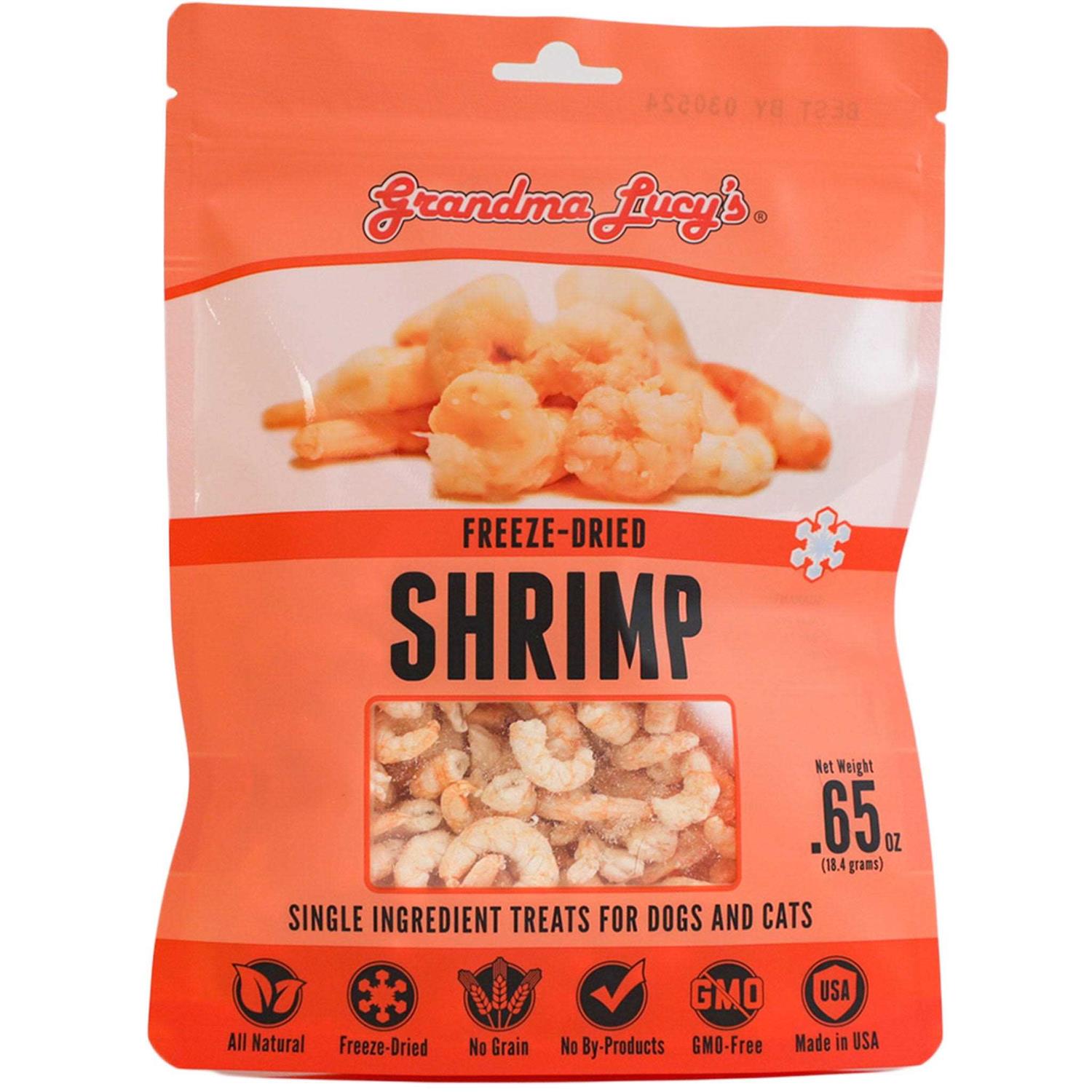 Grandma Lucy’s Freeze-Dried Shrimp Treats