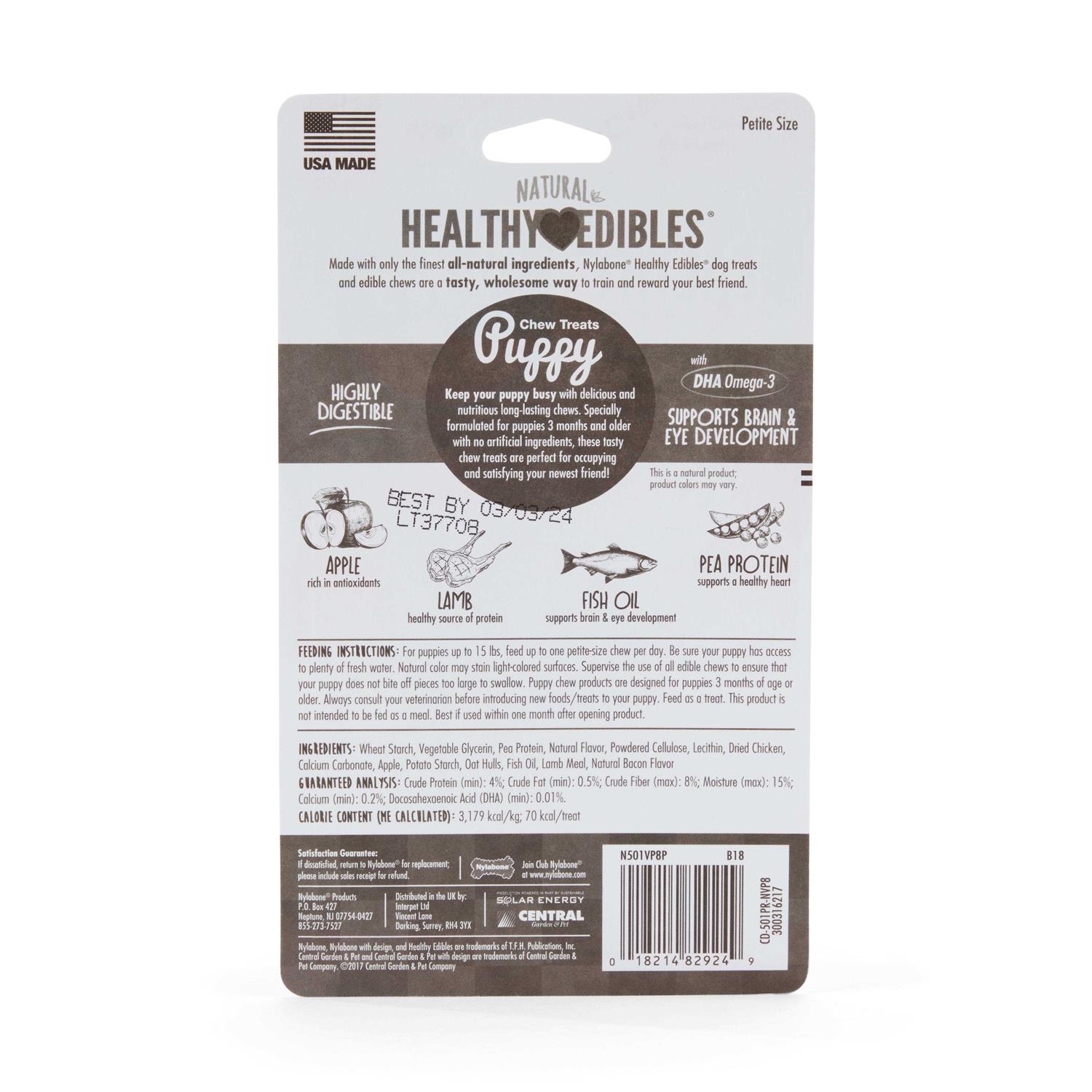 Nylabone Healthy Edibles Puppy Chew Treats