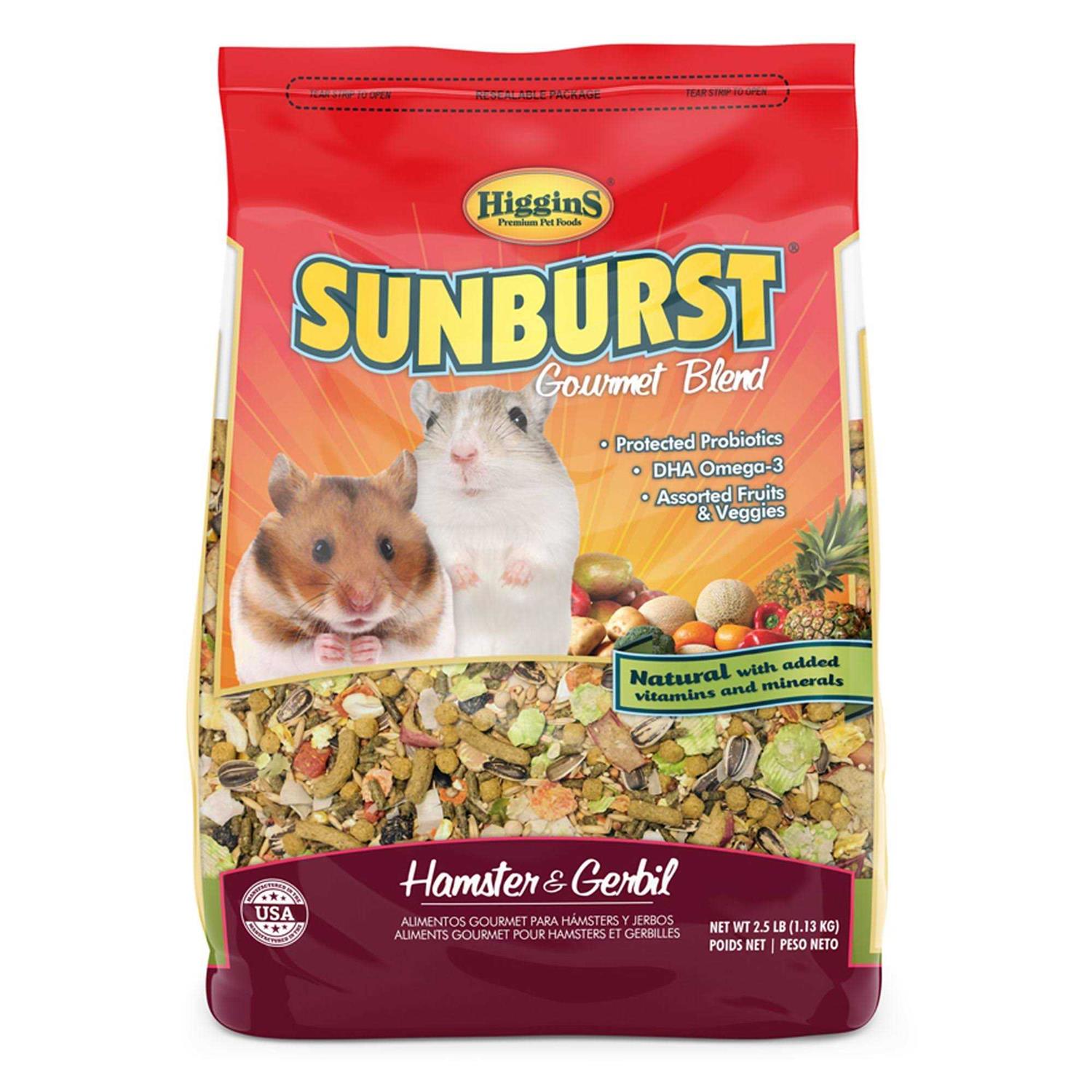 Higgins Sunburst Gourmet Blend Gerbil & Hamster Food