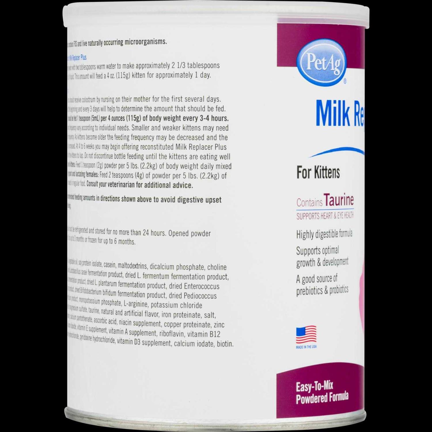 Petag Milk Replacer Plus for Kittens and Cats