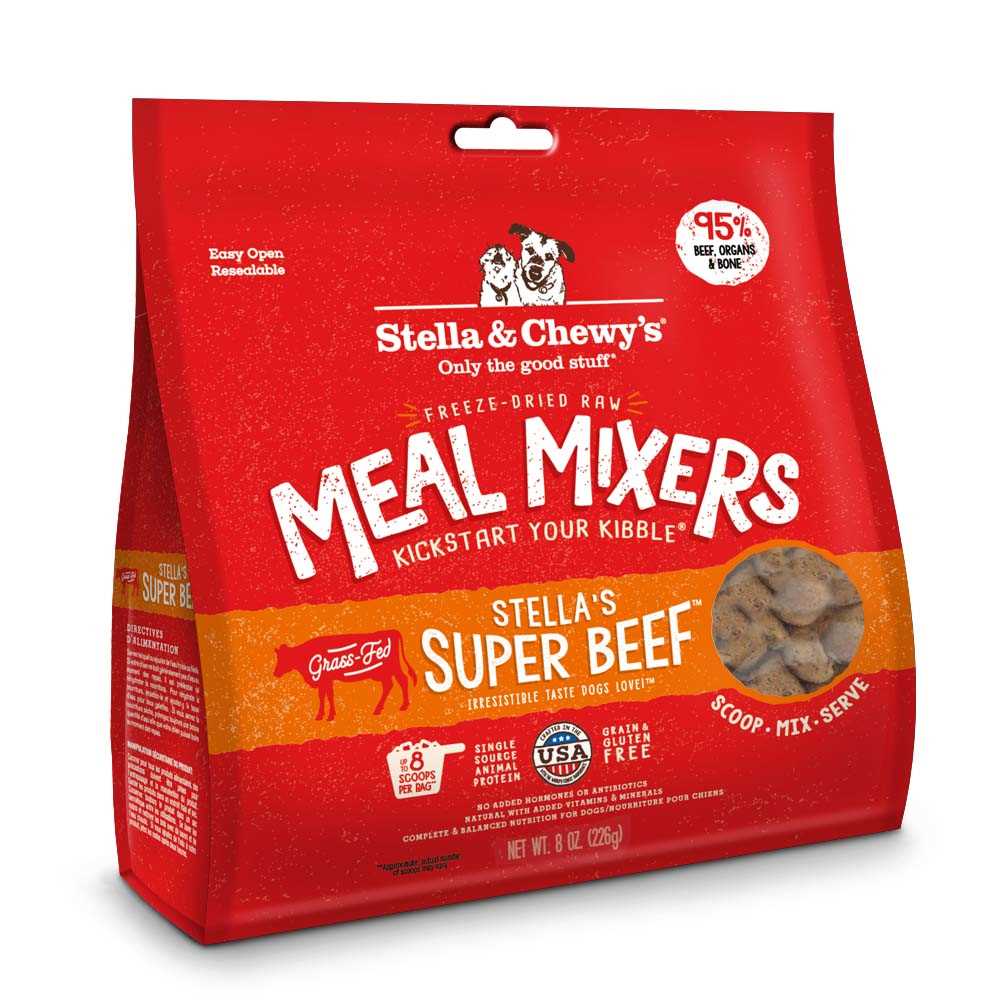 Stella & Chewy’s Beef Mixers Freeze-Dried Dog Food Topper, 9-oz bag