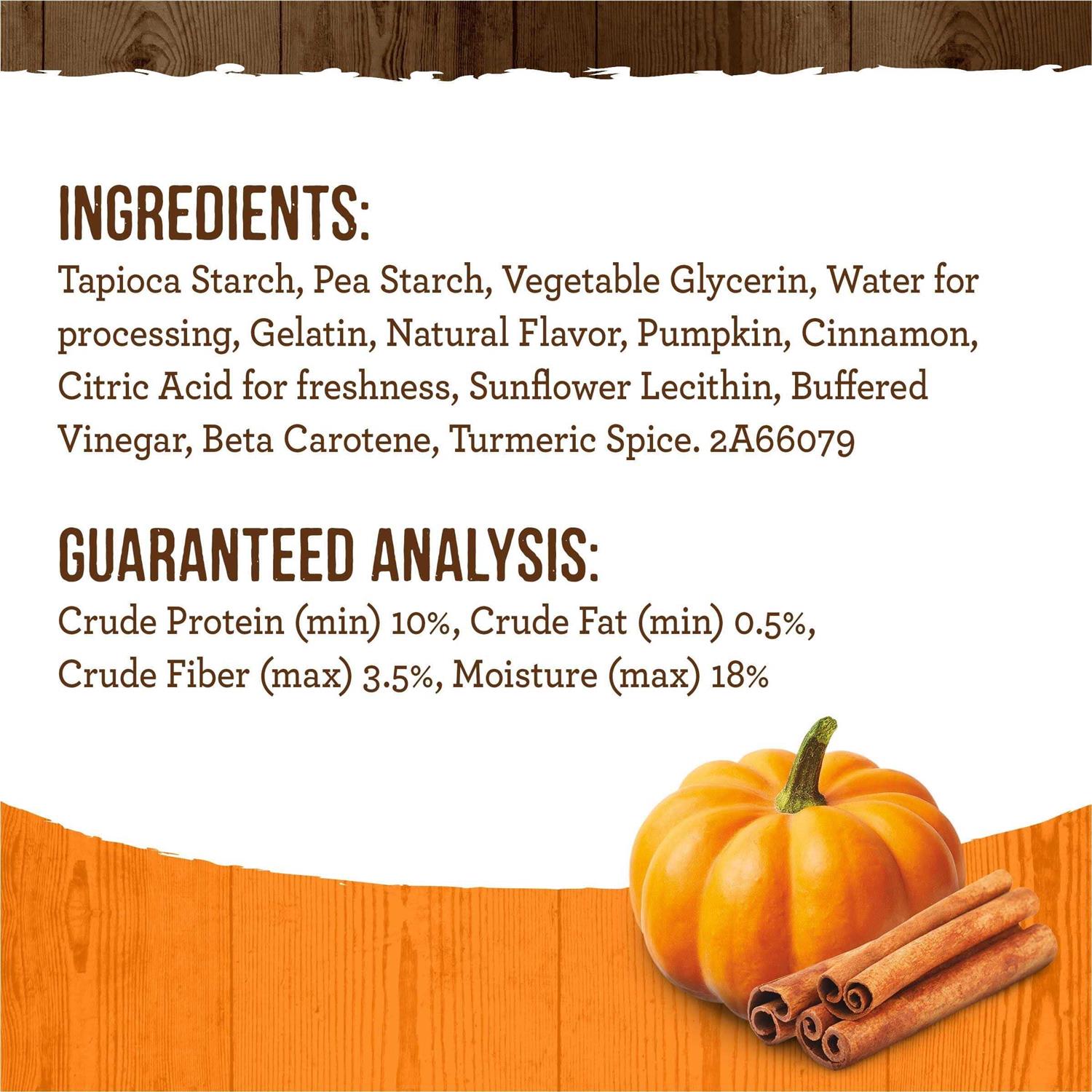 Merrick Dog Fresh Kisses Pumpkin Cinnamon