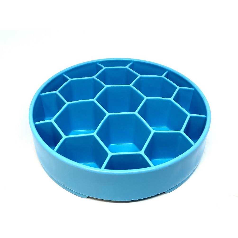 SodaPup Honeycomb Design eBowl Enrichment Slow Feeder Bowl for Dogs