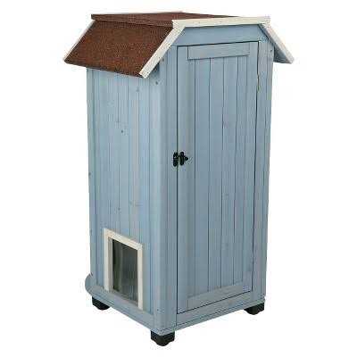 TRIXIE 3-Story Outdoor Cat House