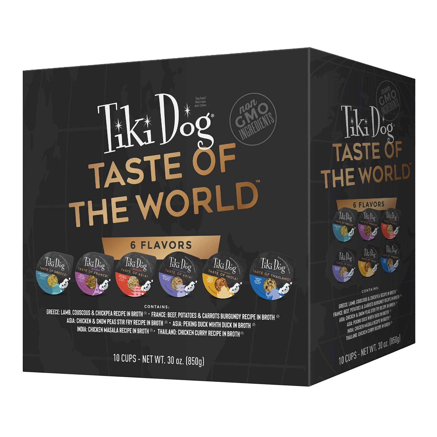 Tiki Dog Taste of The World Variety Pack Dog Food