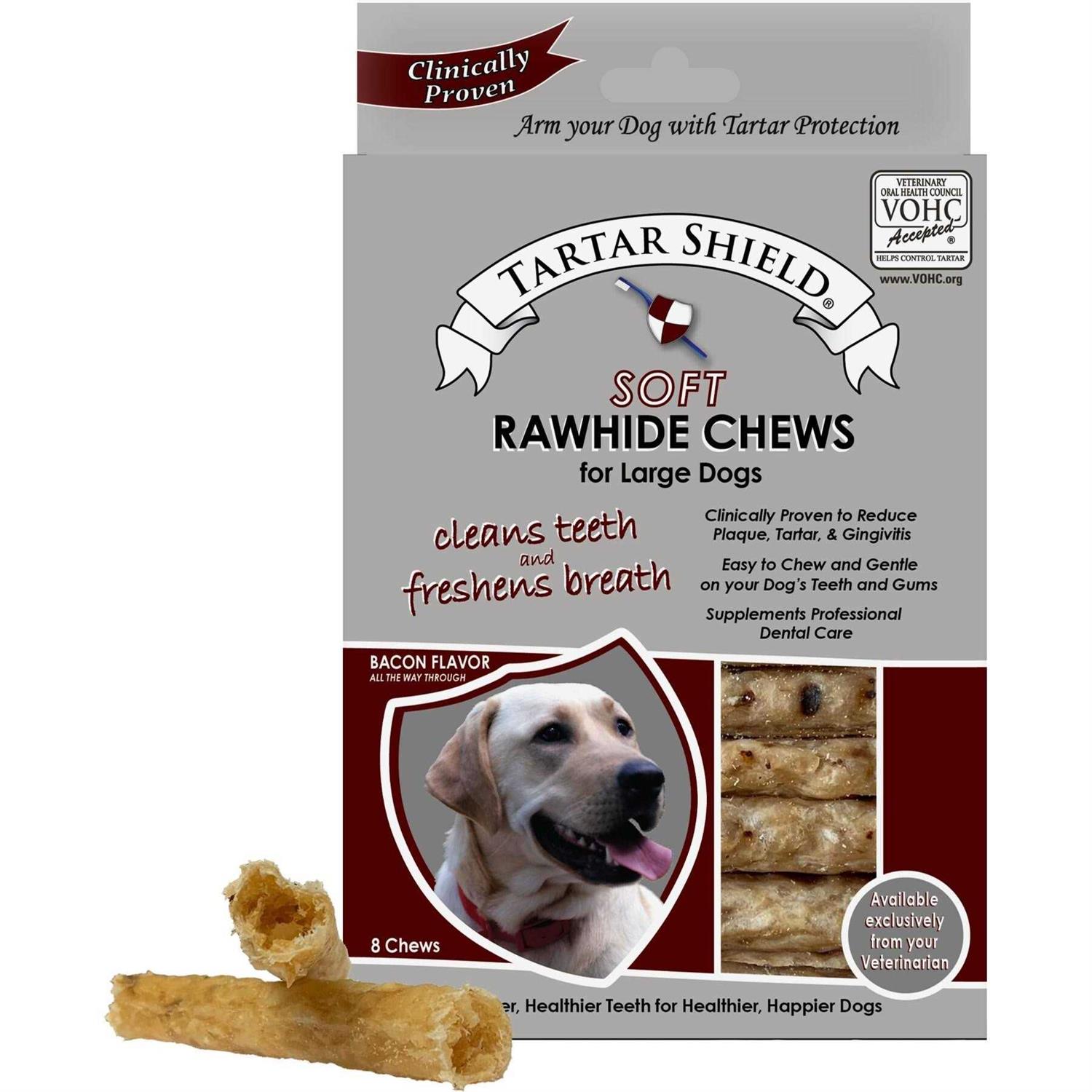 Tartar Shield Soft Rawhide Chews Dogs