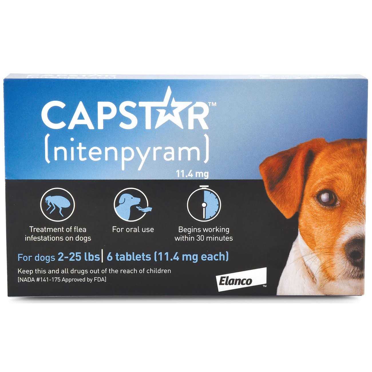 Capstar Flea Treatment for Dogs 2-25 lb