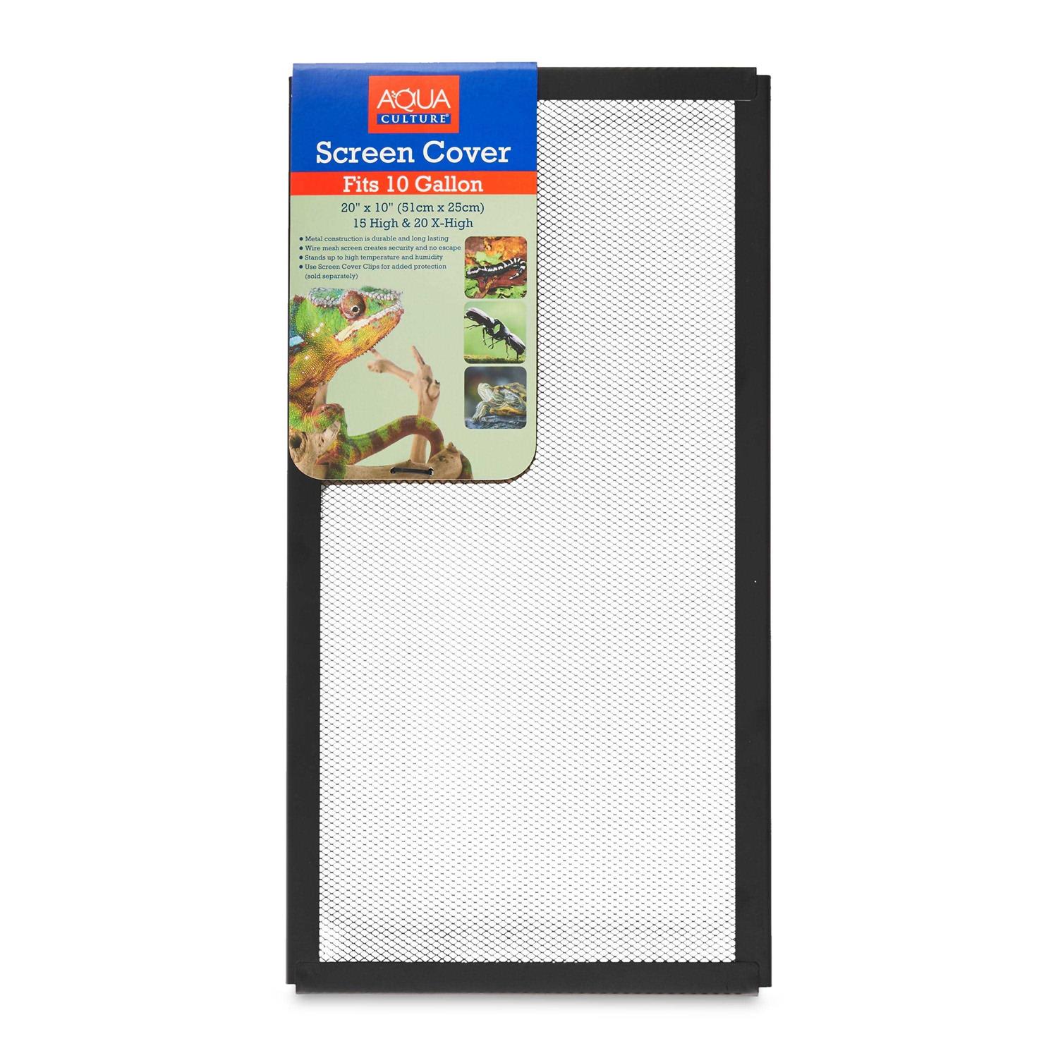 Aqua Culture Aquarium Screen Cover for 10 Gallon Tank