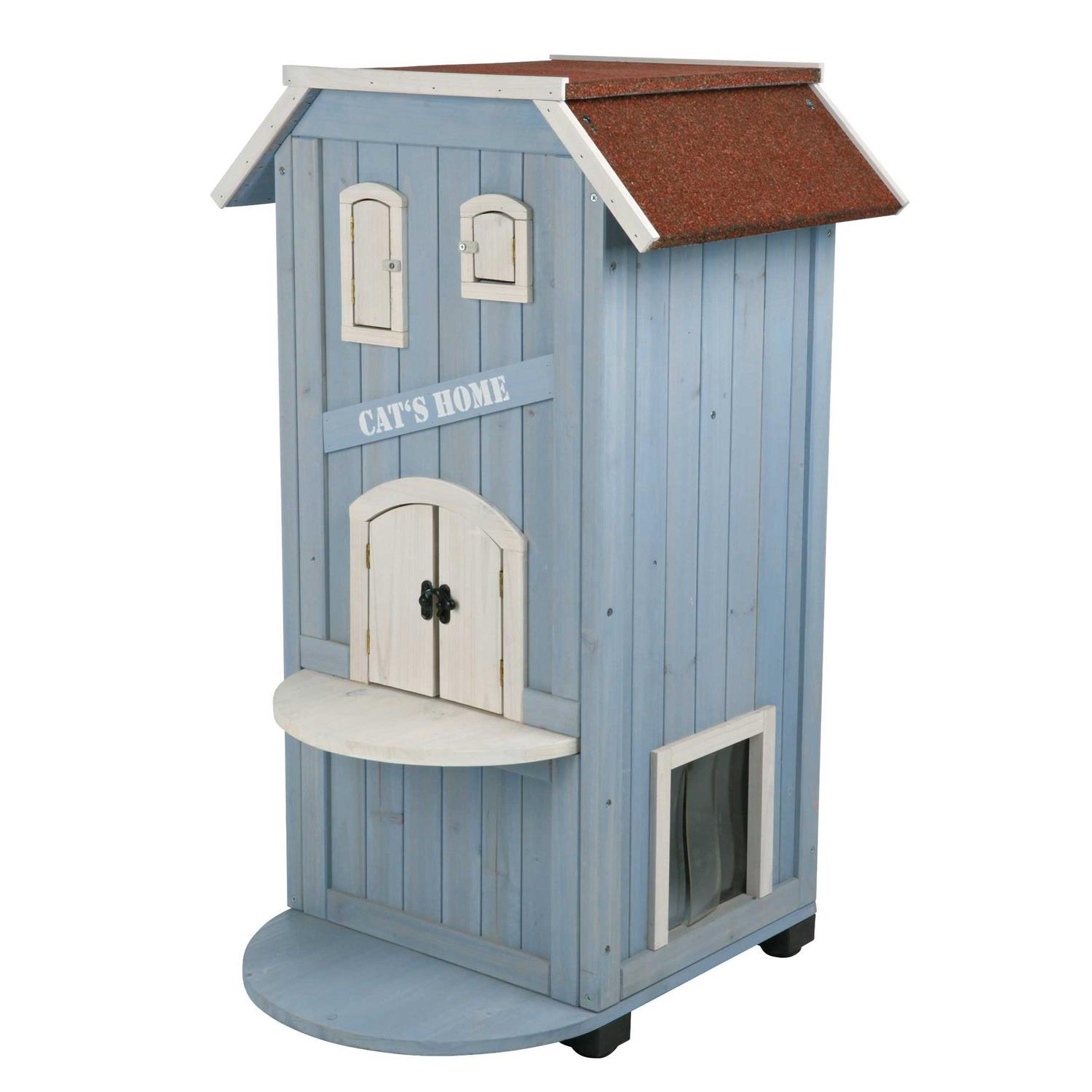 TRIXIE 3-Story Outdoor Cat House