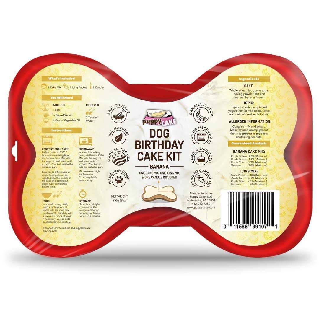 Puppy Cake Dog Birthday Cake Kit