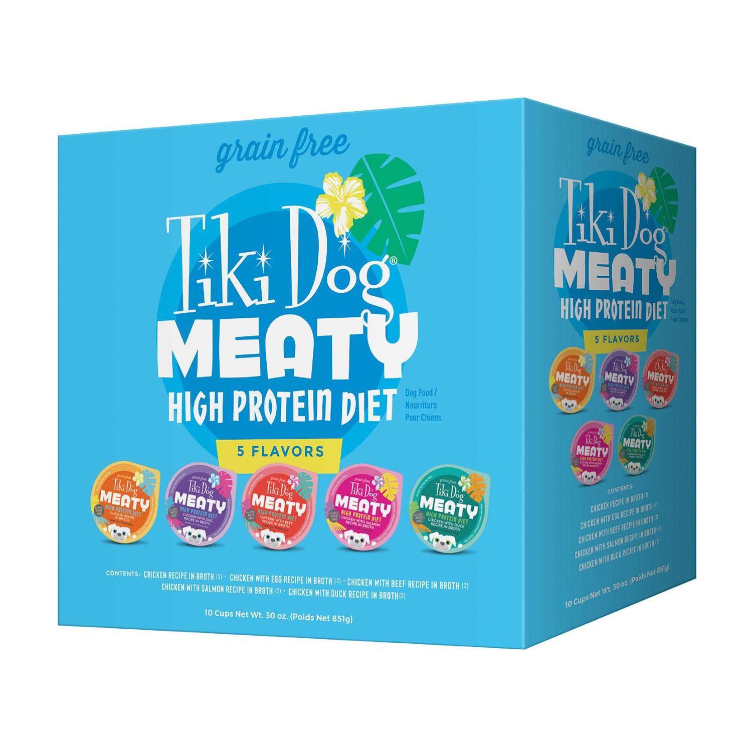 Tiki Dog Meaty Variety Pack Wet Dog Food