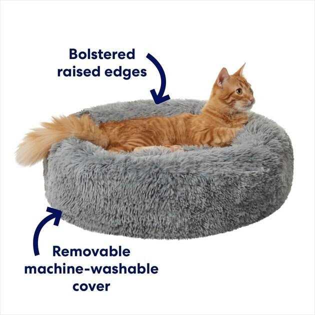 Frisco Eyelash Cat Dog Bolster Bed