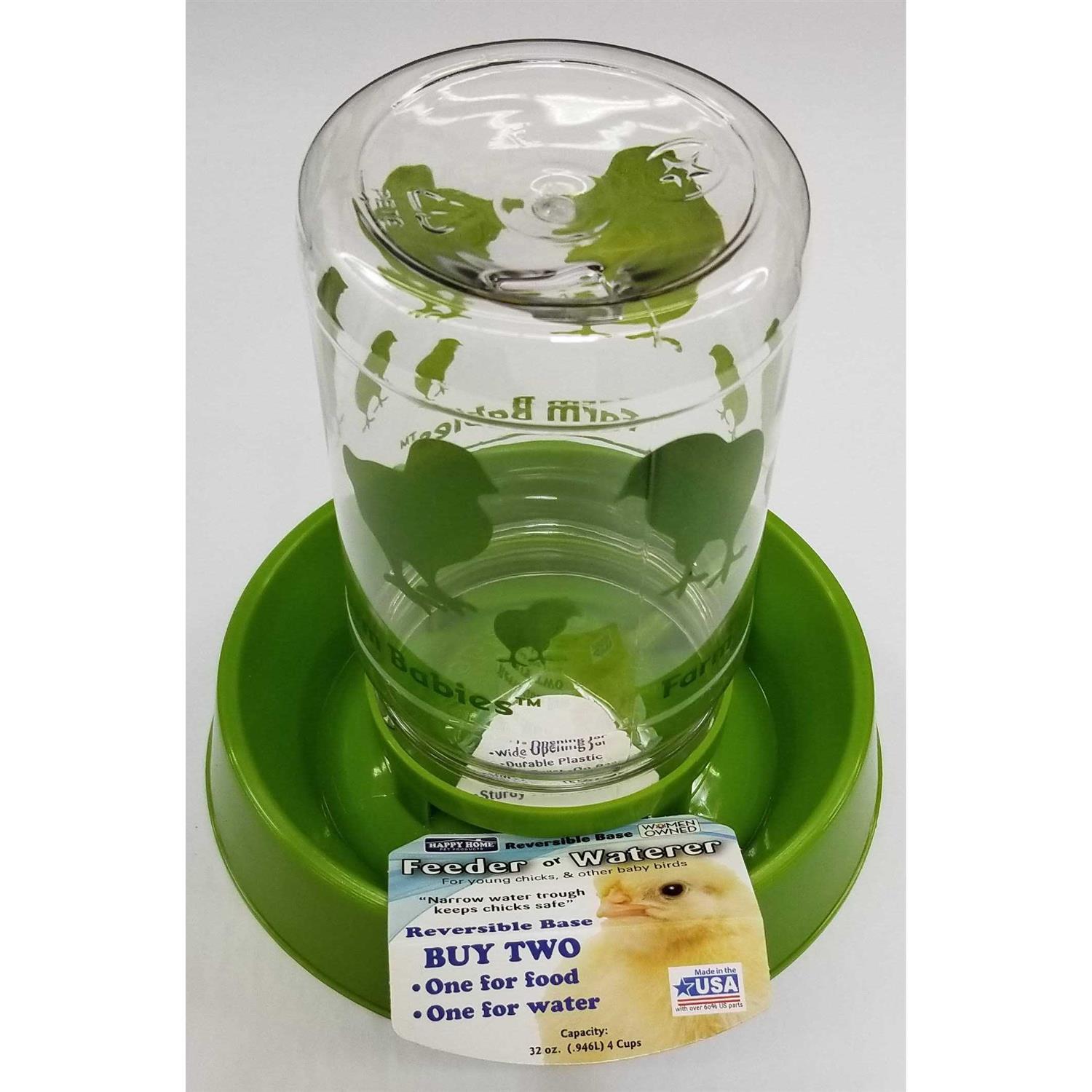 Lixit Happy Home Baby Chick Dual Feeder and Waterer