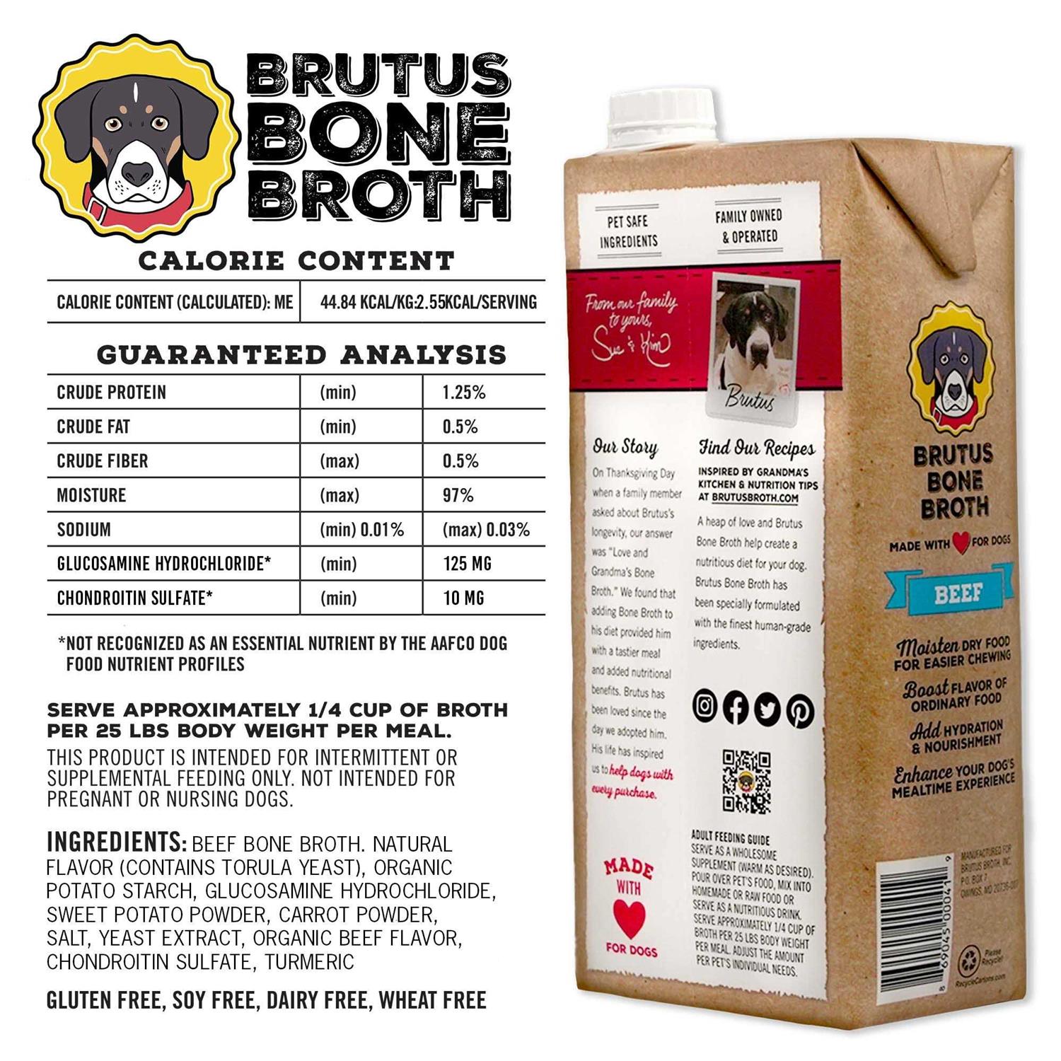 Brutus Bone Broth Beef