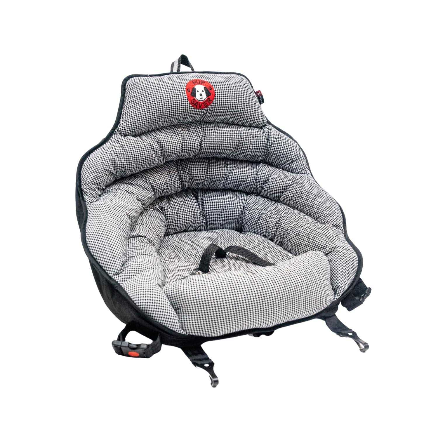 PupSaver Dog Car Seats for Small and Medium Dogs Travel Booster Pet Seat |Crash-Tested Dog Bed for Cars