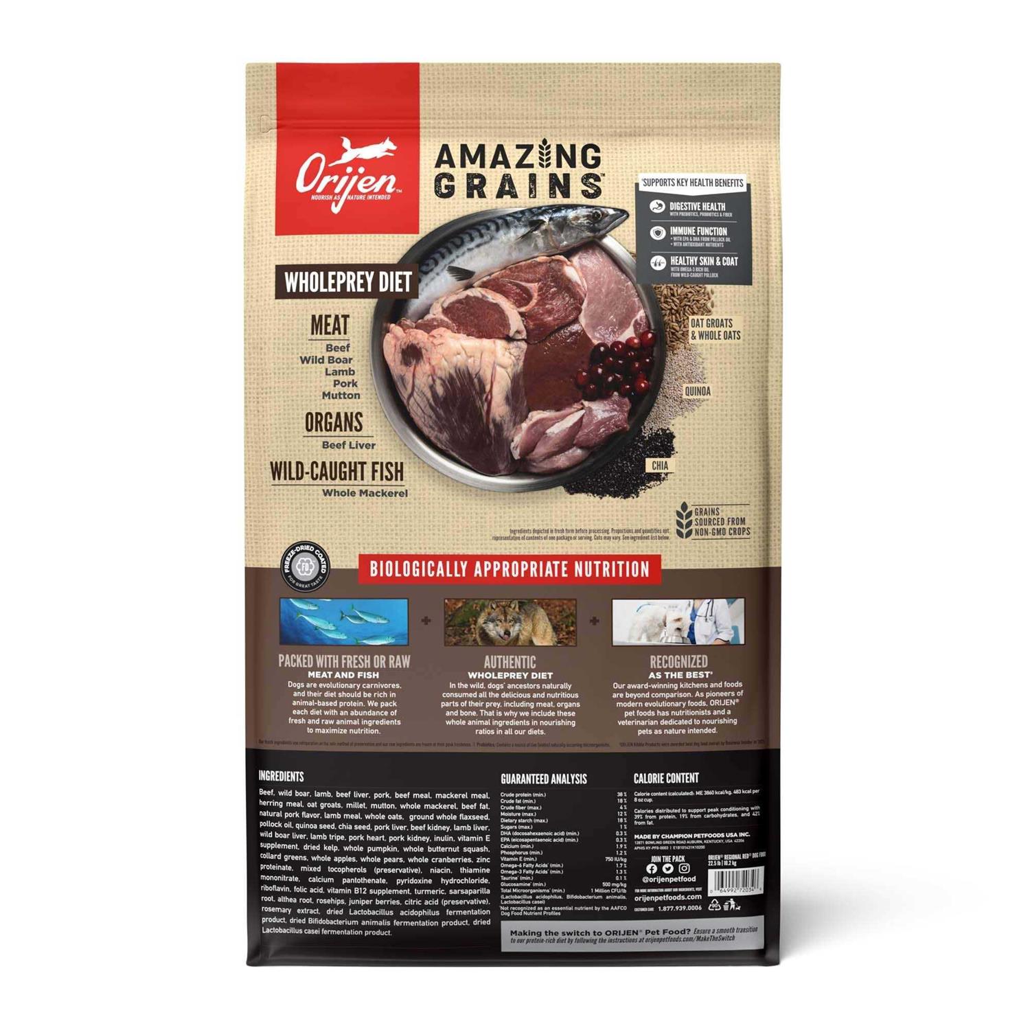 Orijen Amazing Grains Dry Dog Food