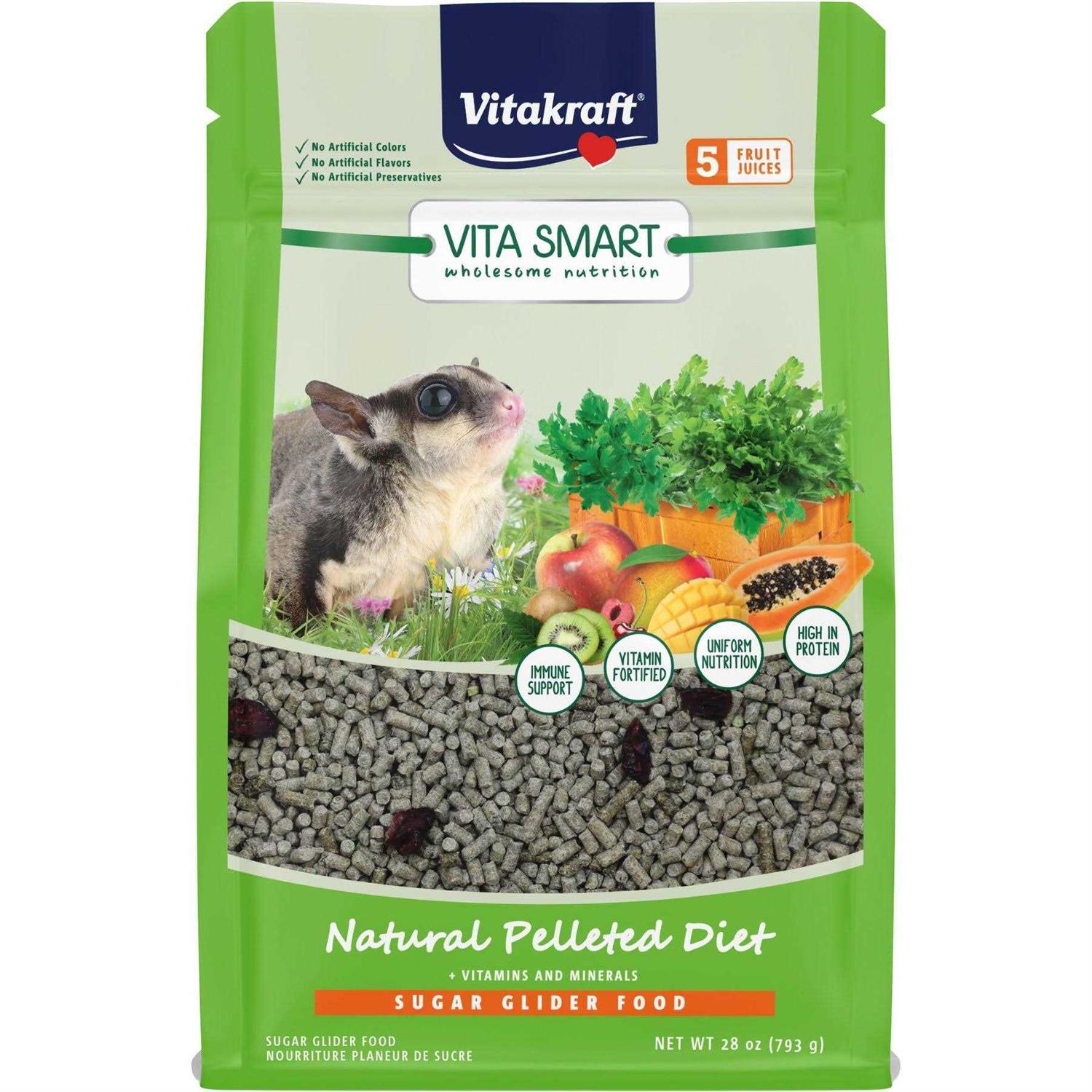 Vitakraft VitaSmart Complete Nutrition Sugar Glider Food