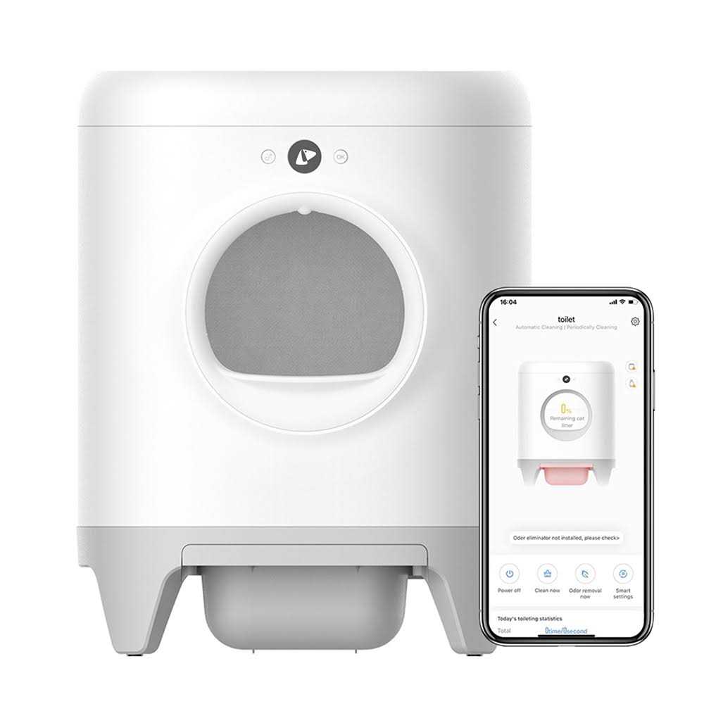 Petkit PuraX Self-Cleaning Wifi Enabled Automatic Cat Litter Box for Multiple Cats with Litter Mat