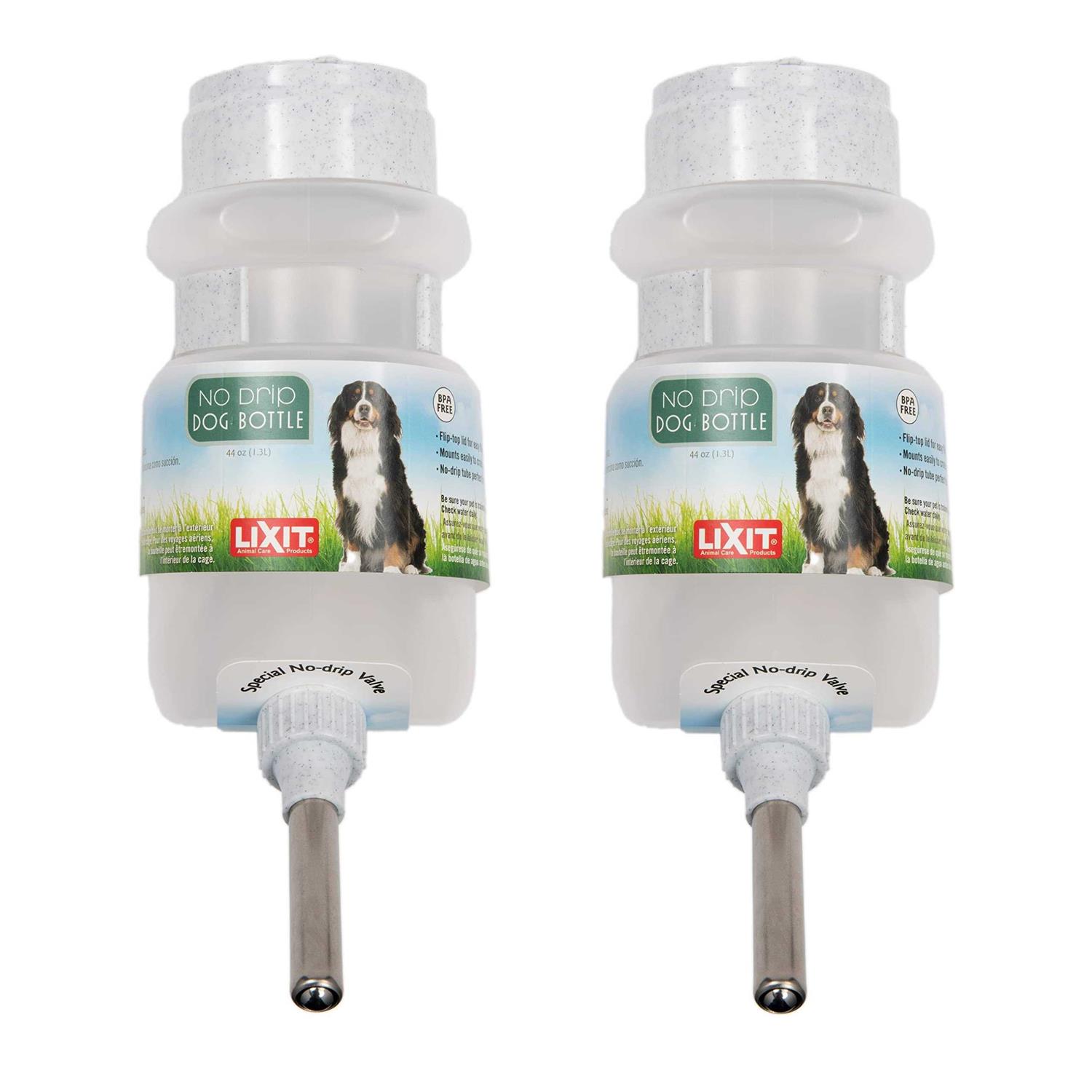 Lixit Top Fill No-Drip Water Bottles for Dogs