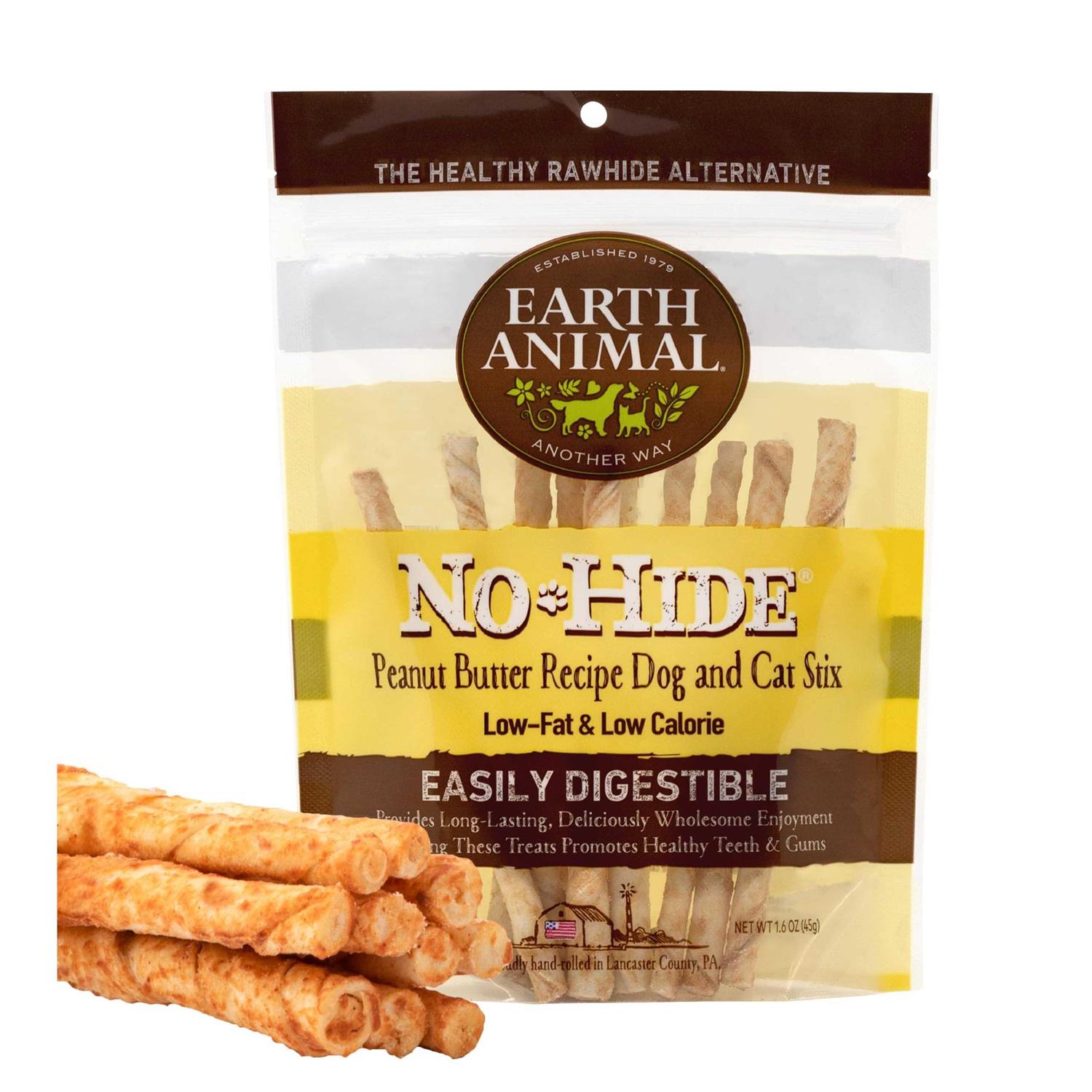 Earth Animal No Hide Peanut Butter Stix