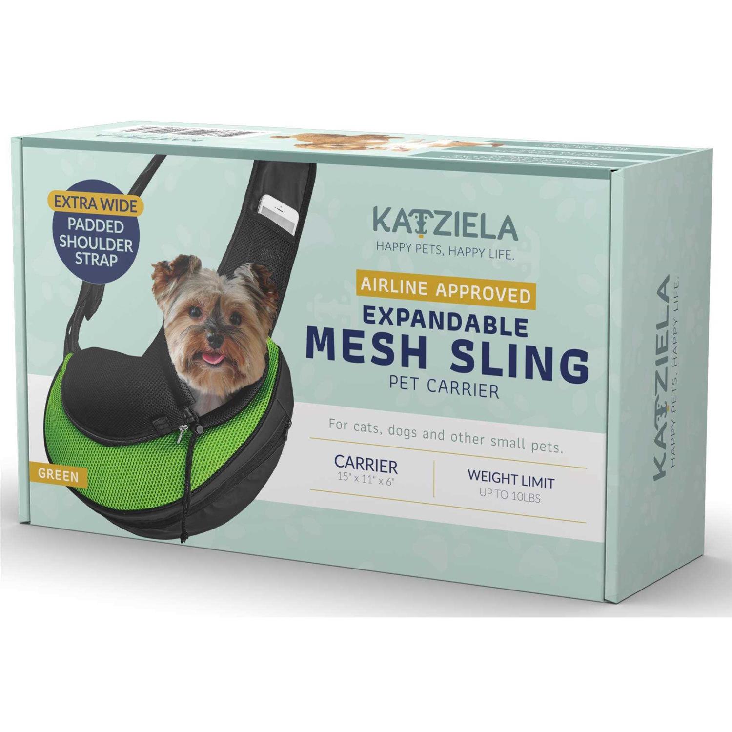 Katziela Expandable Pet Carrier Sling Bag