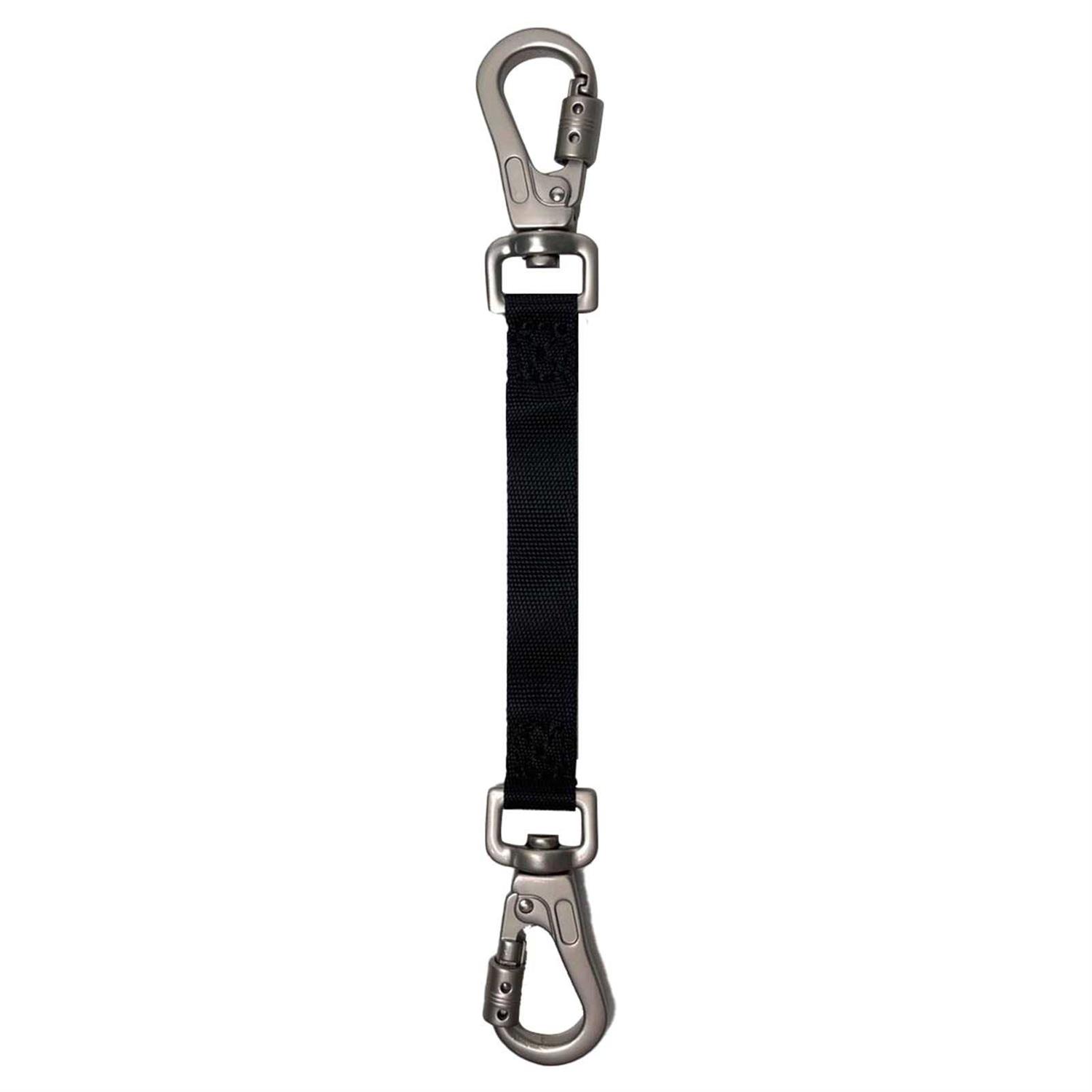 Heavy Duty Double Ended Collar Backup Clip for Dog Harnesses