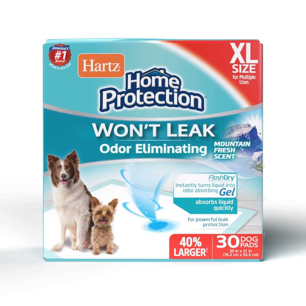 Hartz Home Protection Mountain Fresh Scent Eliminating Dog Pads
