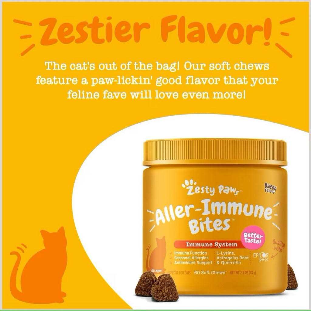 Zesty Paws Aller-Immune Bites for Cats