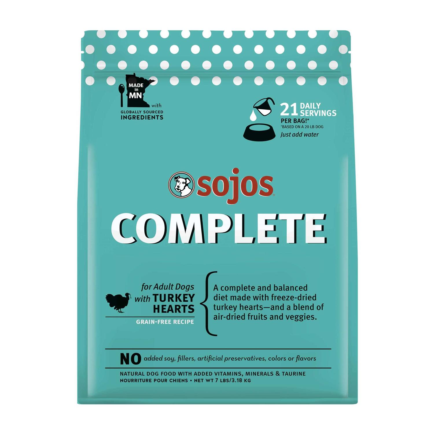Sojos Freeze Dried Turkey Complete Dog Food