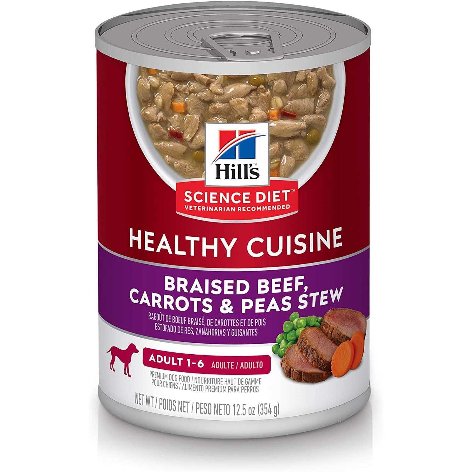 Hill’s Science Diet Adult Healthy Cuisine Braised Beef