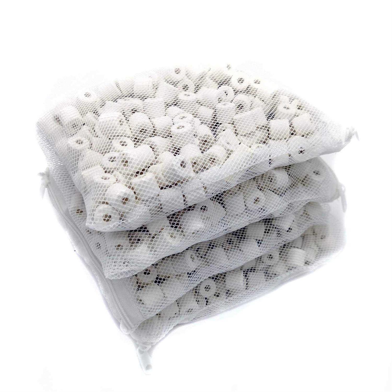 Aquafa 4 lb Aquarium Fitler Media ceramic Rings Bio ceramic Filter Media for Pond Fish Tank canister Filter