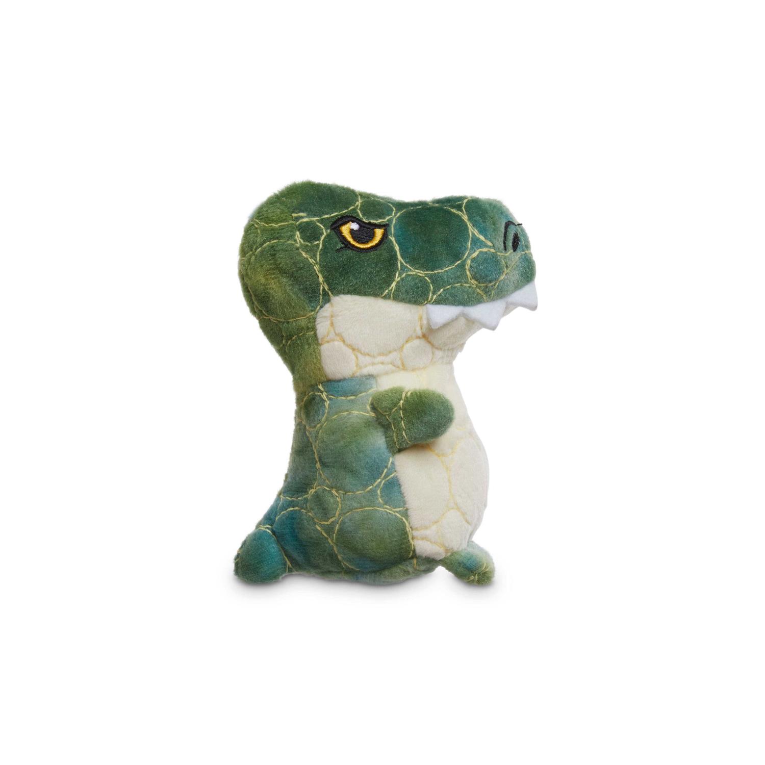 Leaps & Bounds Ruffest & Tuffest T-Rex Tough Plush Dog Toy with Kevlar Stitching