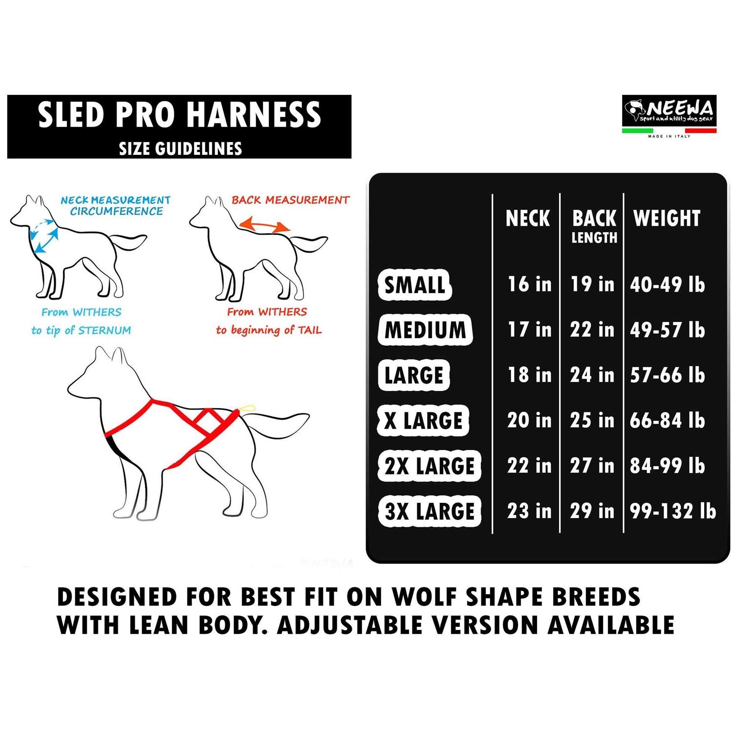 Neewa Sled Pro Harness Dog Pulling Harness Husky Harness