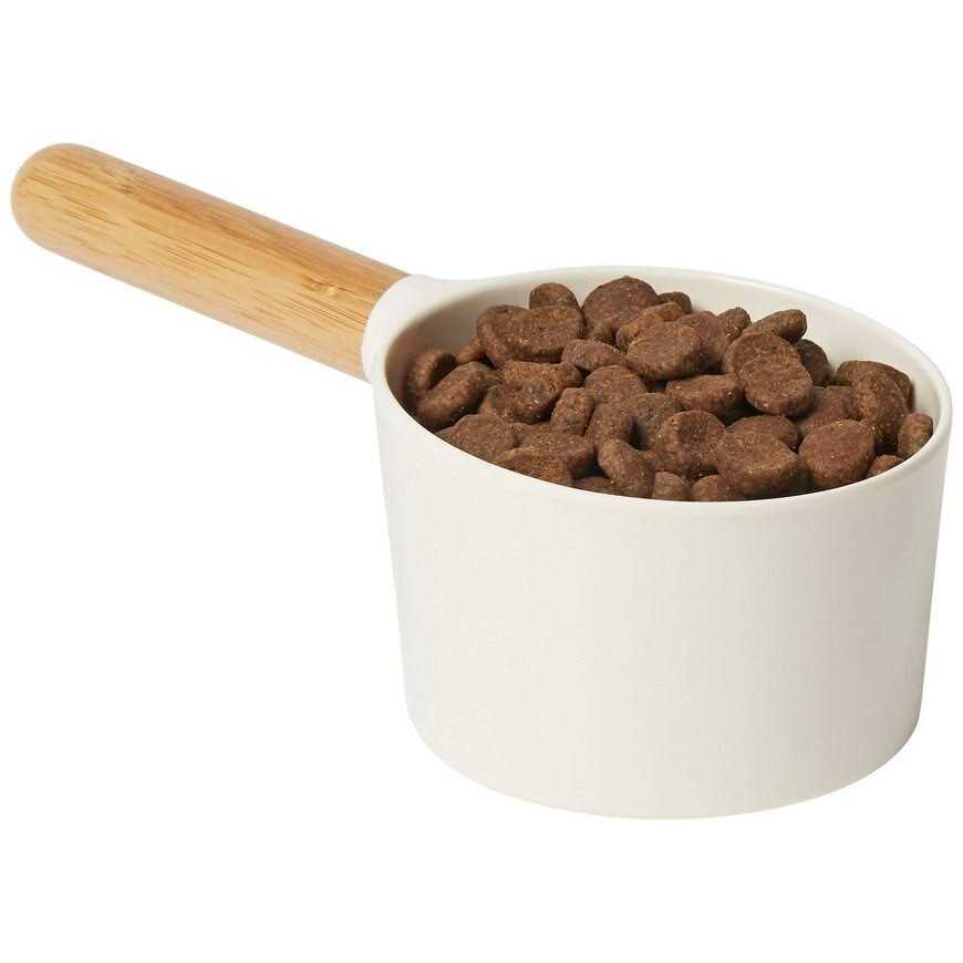 Frisco Melamine Dog & Cat Food Scoop with Bamboo Handle