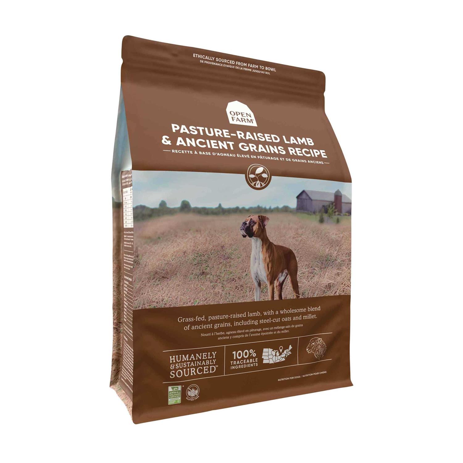 Open Farm Pasture Raised Lamb Ancient Grains Dry Dog Food