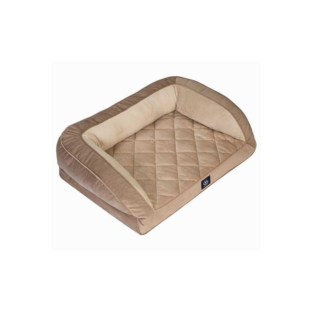 Serta Ortho Quilted Couch Pet Bed