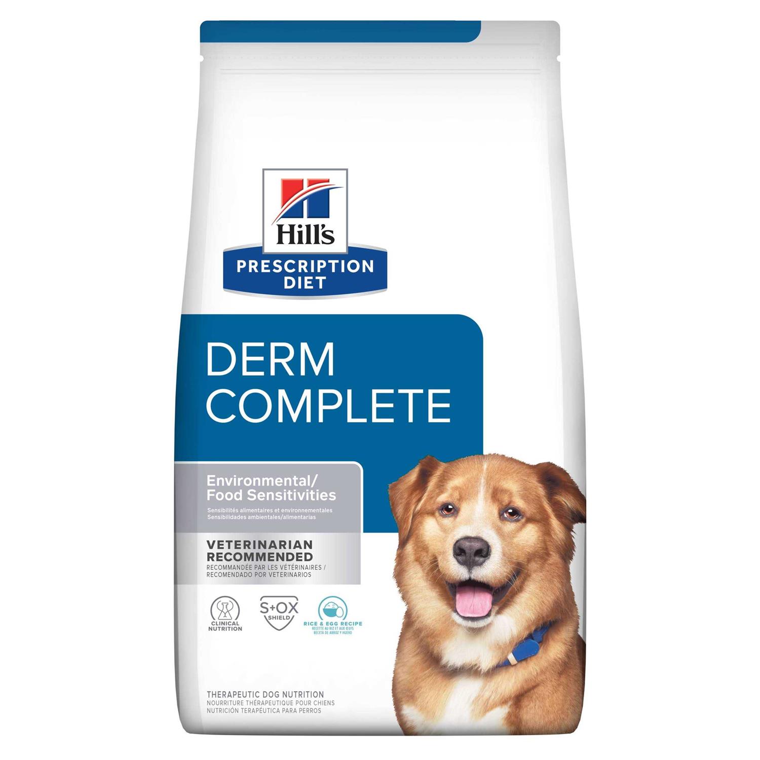 Hill’s Prescription Diet Derm Complete Skin & Food Sensitivities Dry Dog Food