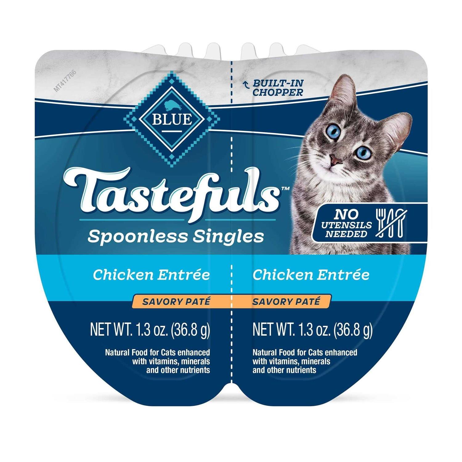 Blue Buffalo Tastefuls Spoonless Singles Adult Pate Wet Cat Food