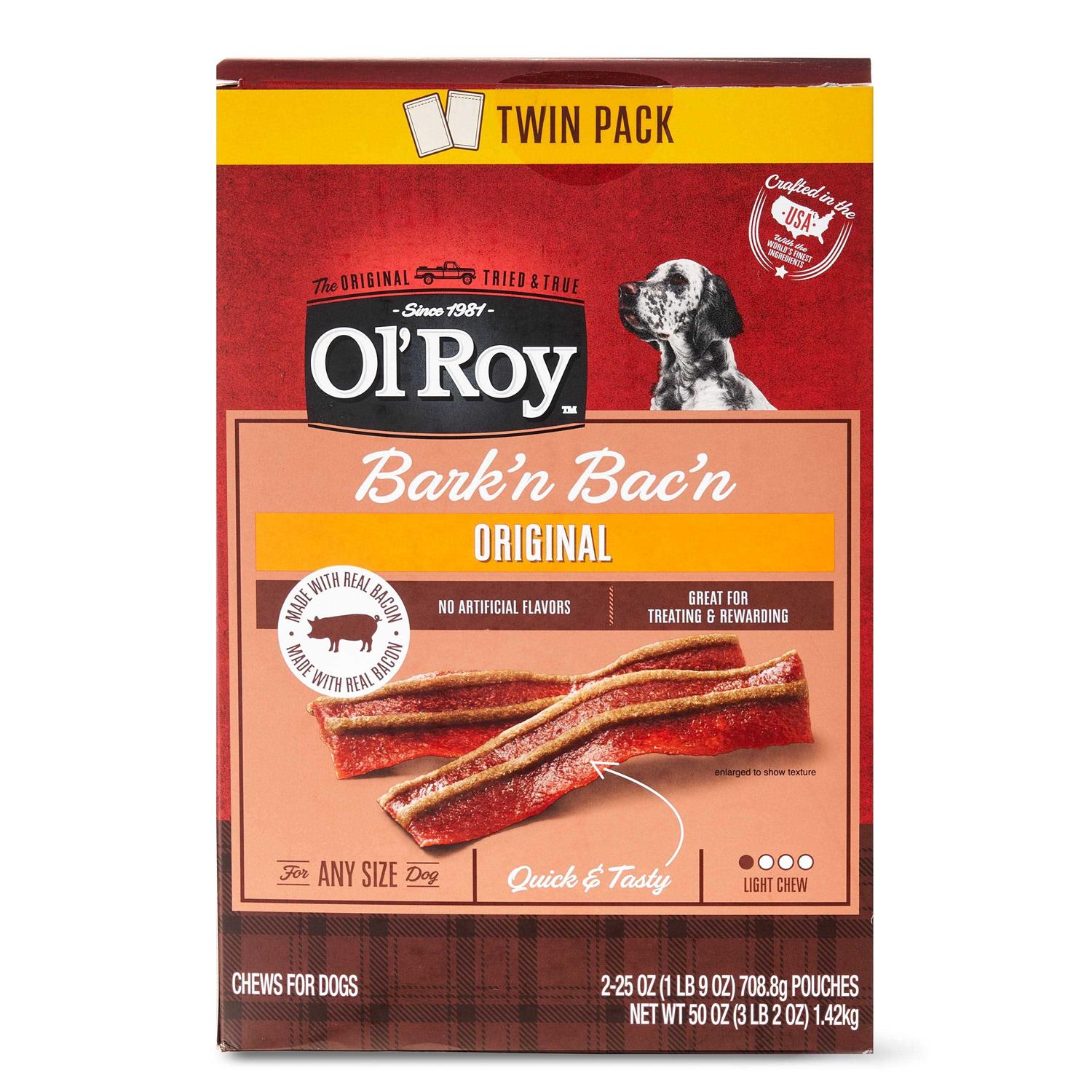 Ol’ Roy Bark’n Bac’n Dog Treats