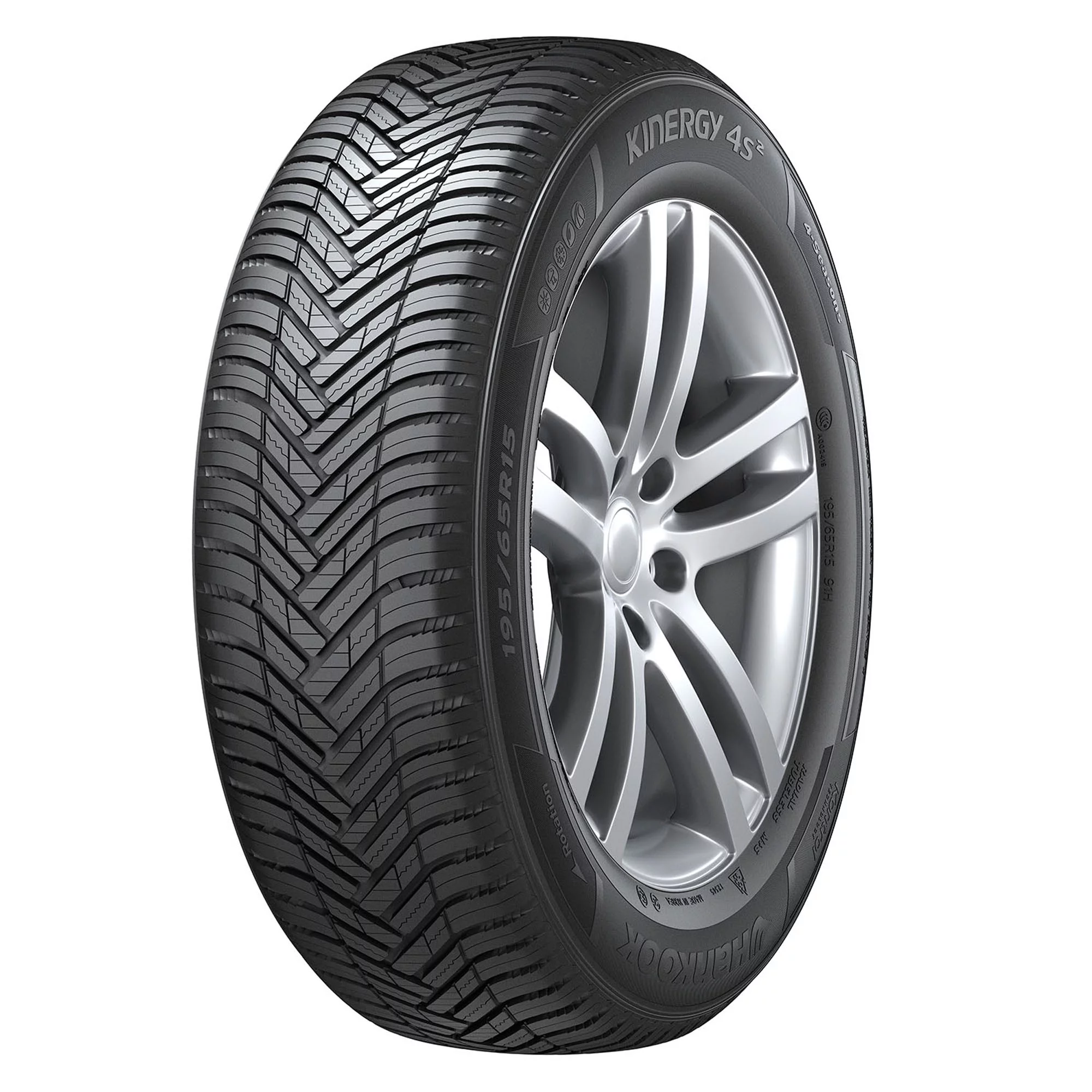 Hankook Kinergy 4S2 (H750) All Weather 195/65R15 91H Passenger Tire