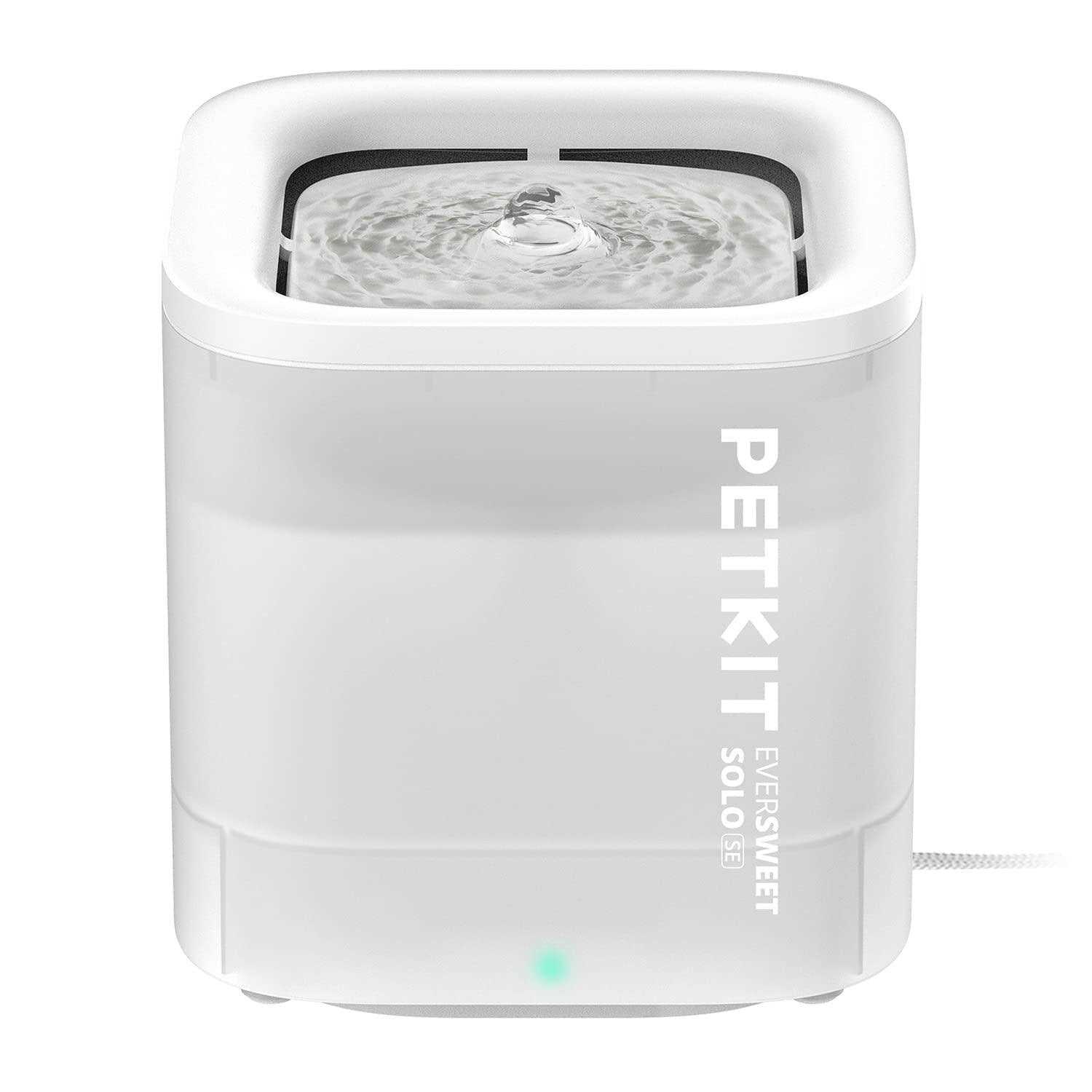 petkit new cat water fountain with wireless pump, Ultra quiet 65oz/1.85L pet water fountain for cats and Dogs Inside