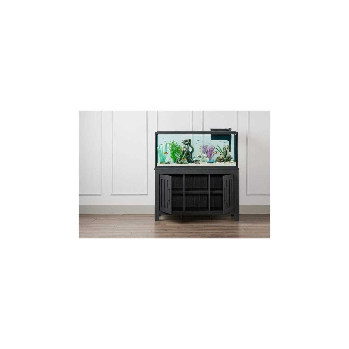 Top Fin 55-75 gal Aquarium Stand Raven Oak