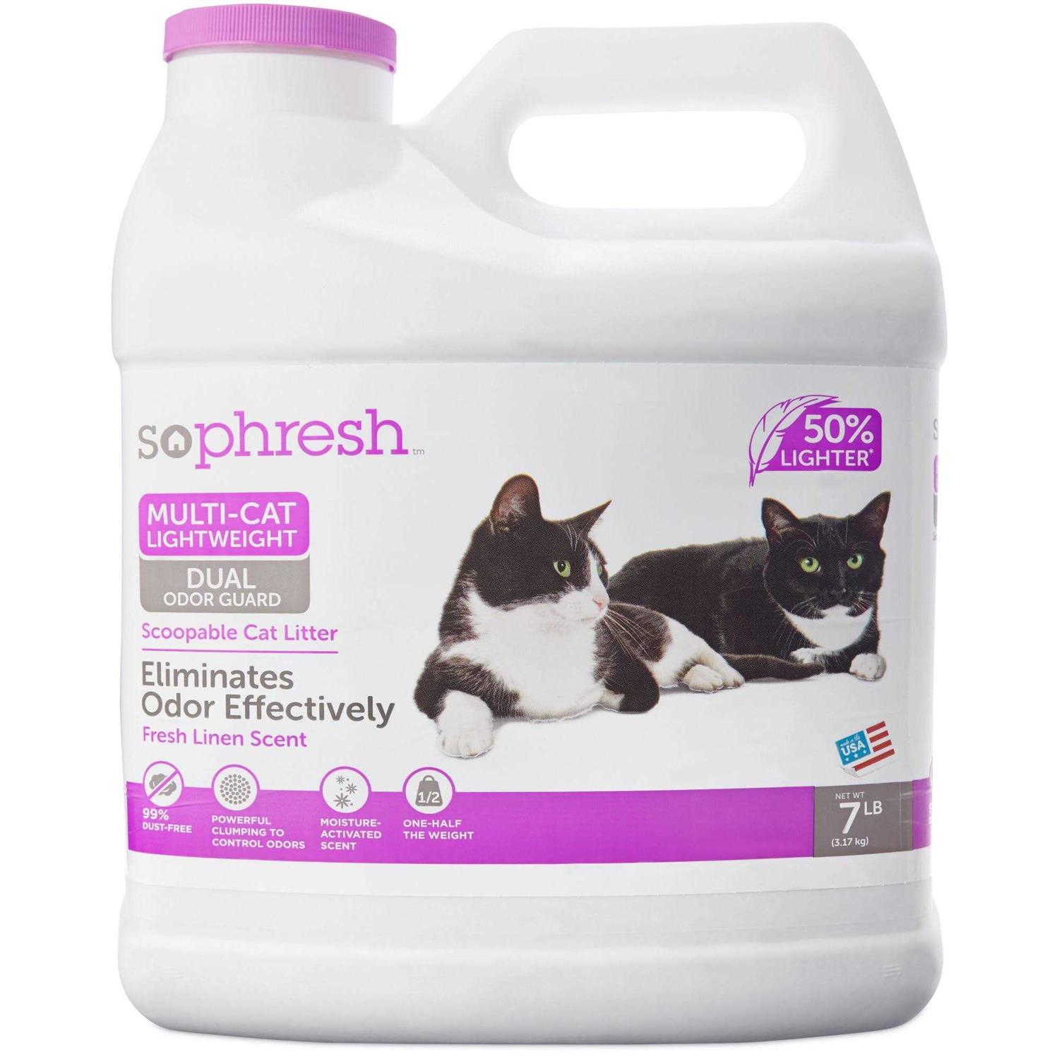 So Phresh Multi-Cat Lightweight Dual Odor Guard Litter