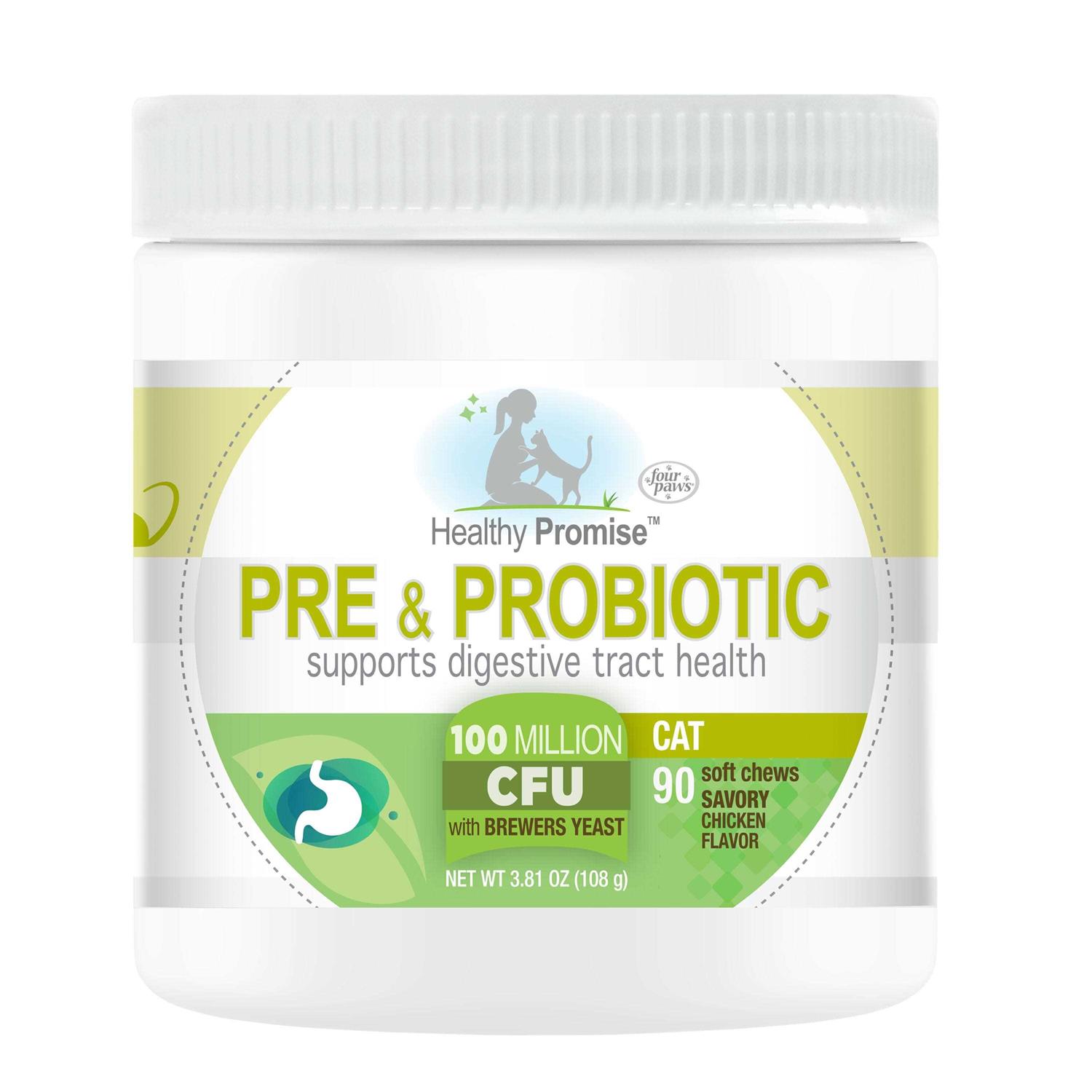 Four Paws Healthy Promise Pre and Probiotic Supplement for Cats