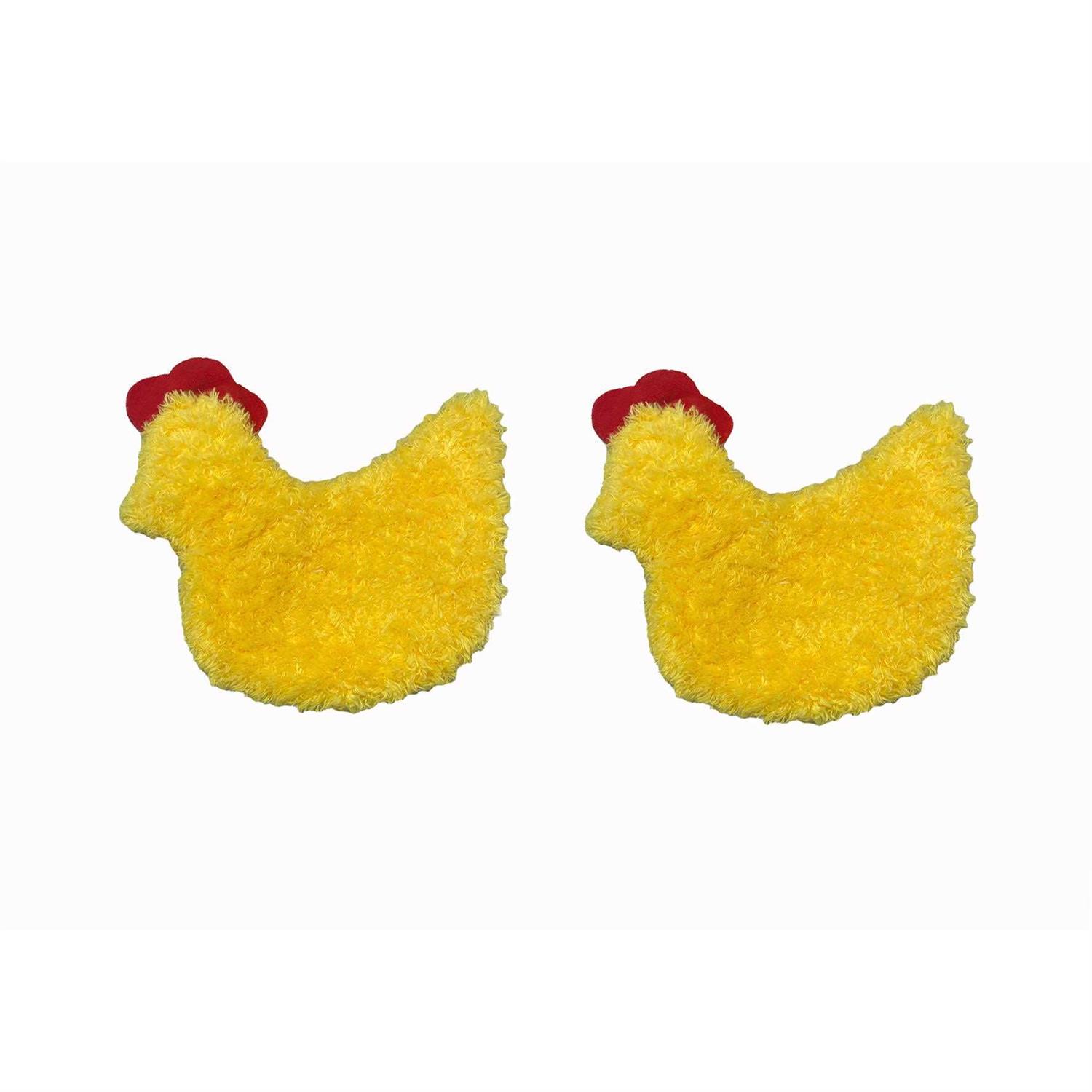 Piggy Poo and Crew Chicken and Egg Paper Crinkle Squeaker Toys