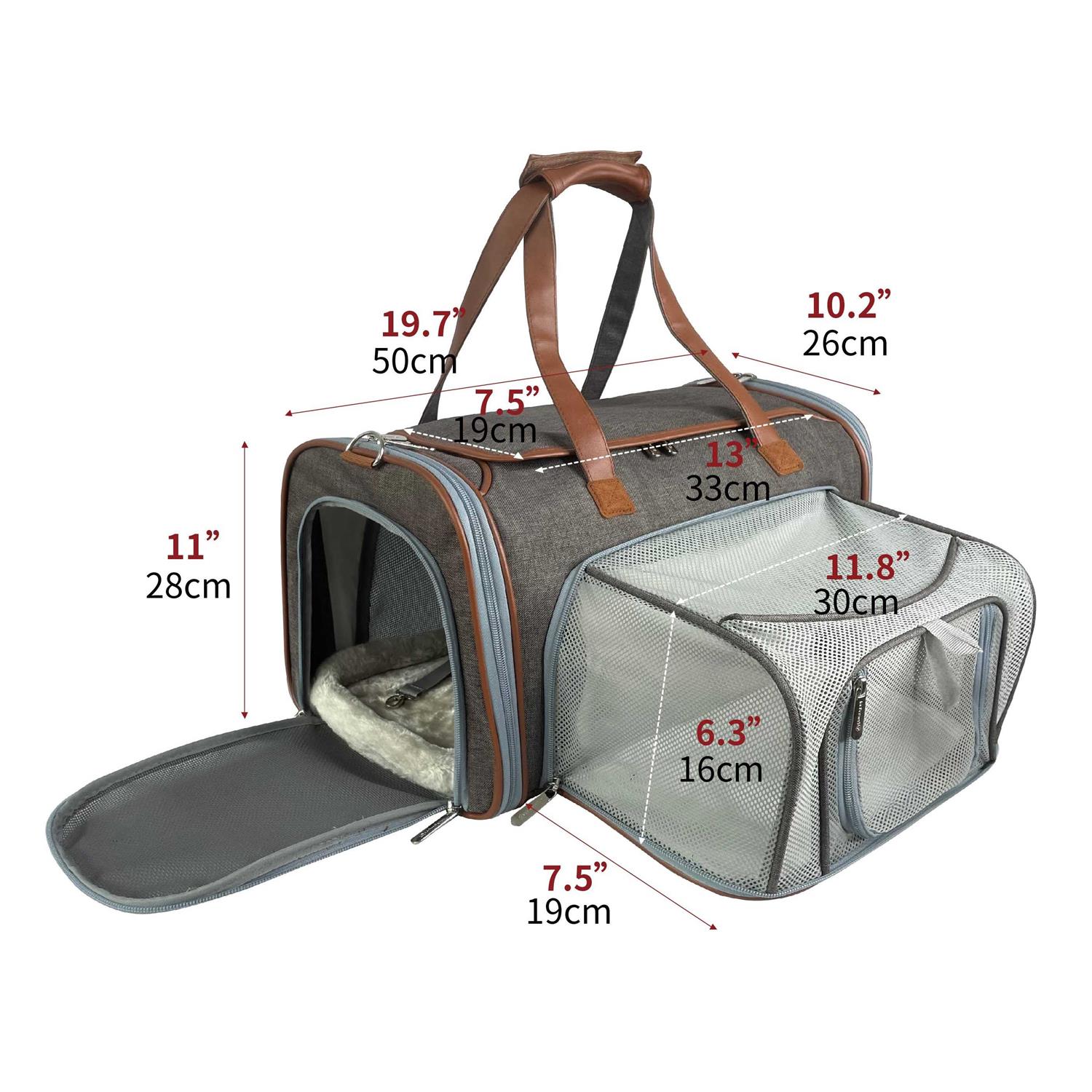 Gold Series Expandable Airline Approved Pet Carrier Mr. Peanut&s