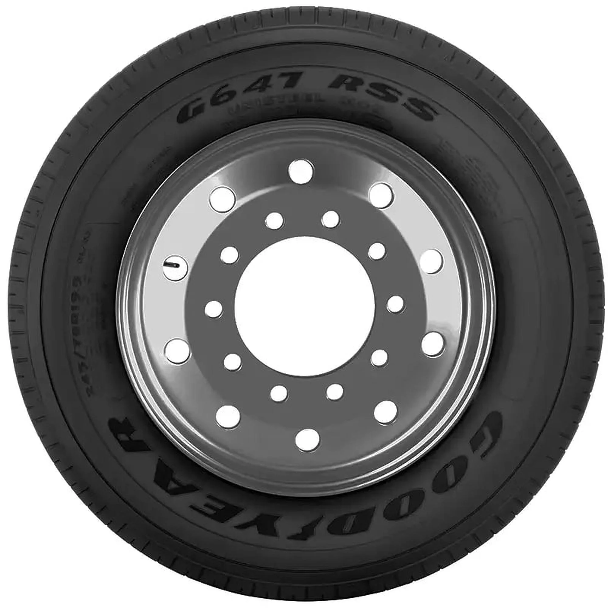 Goodyear G647 RSS Commercial Van 245/70R19.5 133L G Commercial Tire