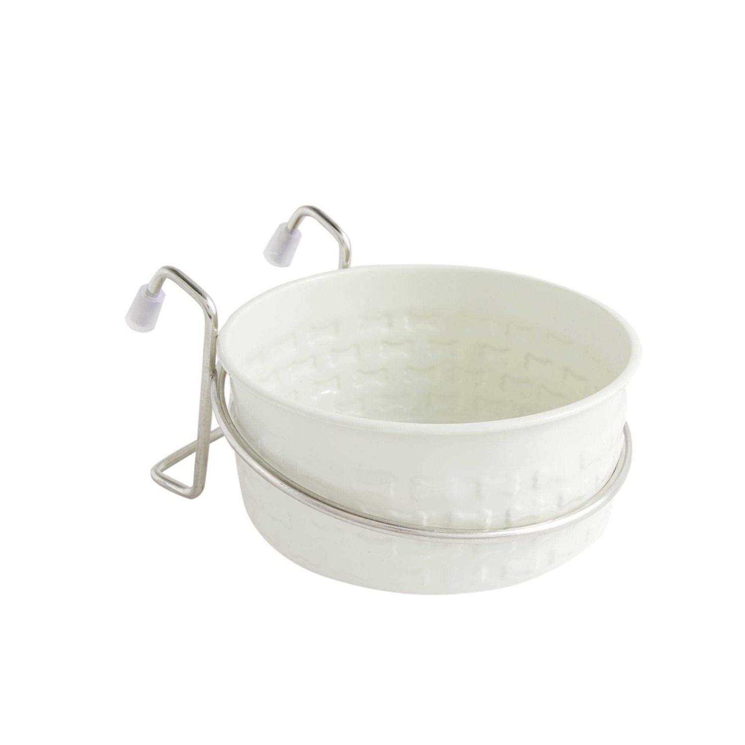 Top Paw Stainless Steel Crate Crock Bone Dog Bowl