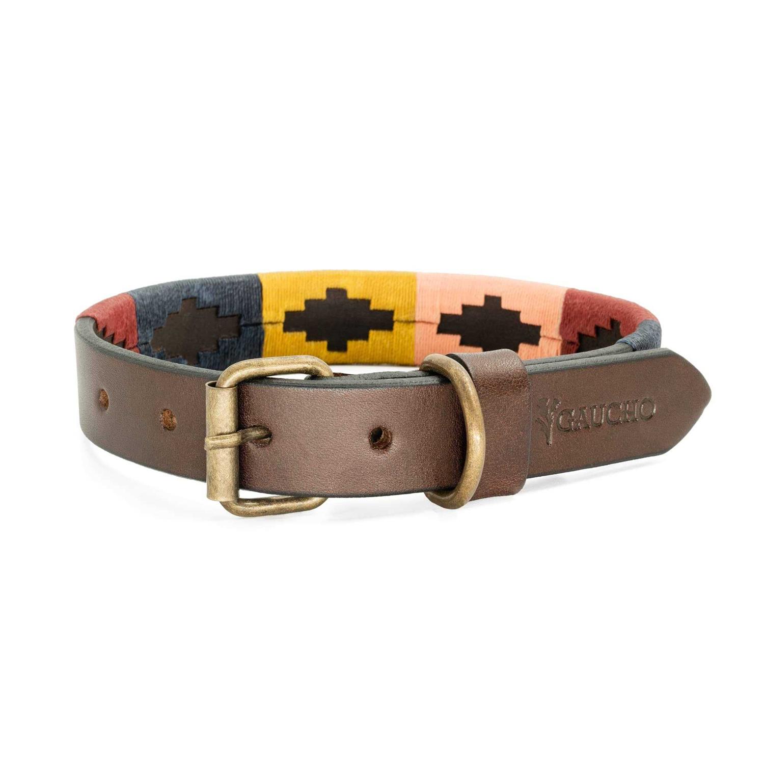 GauchoLife Polo Dog Collar Leather Hand-Stitched